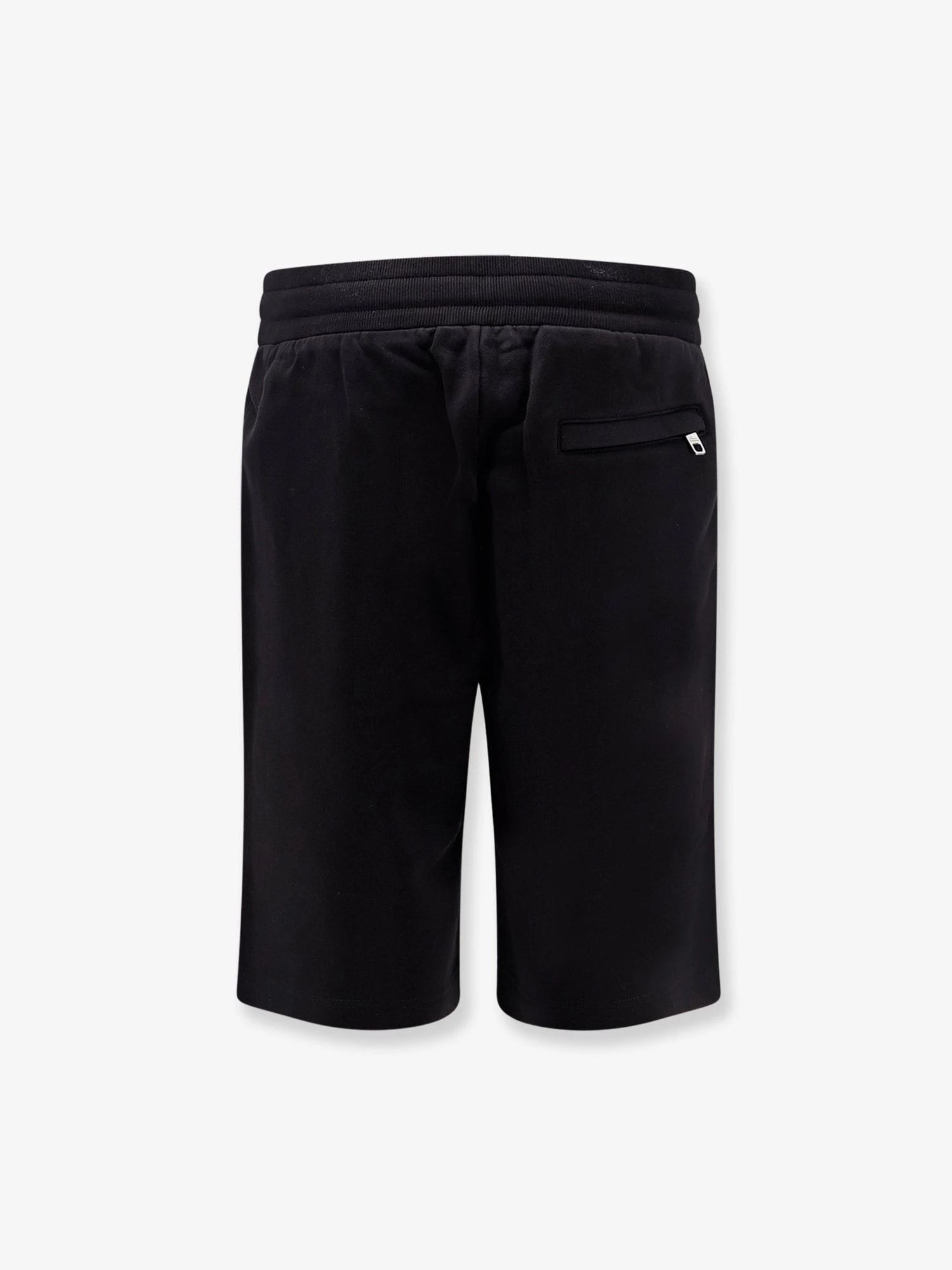 Cotton Bermuda shorts with heraldic logo patch.webp