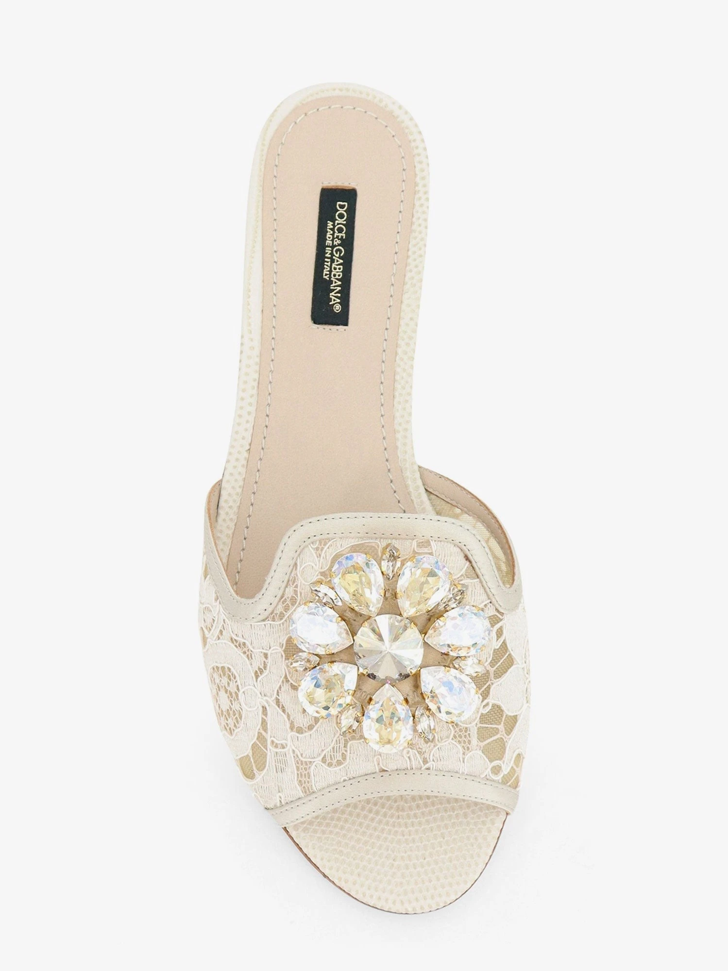 Rainbow lurex lace sandals.webp