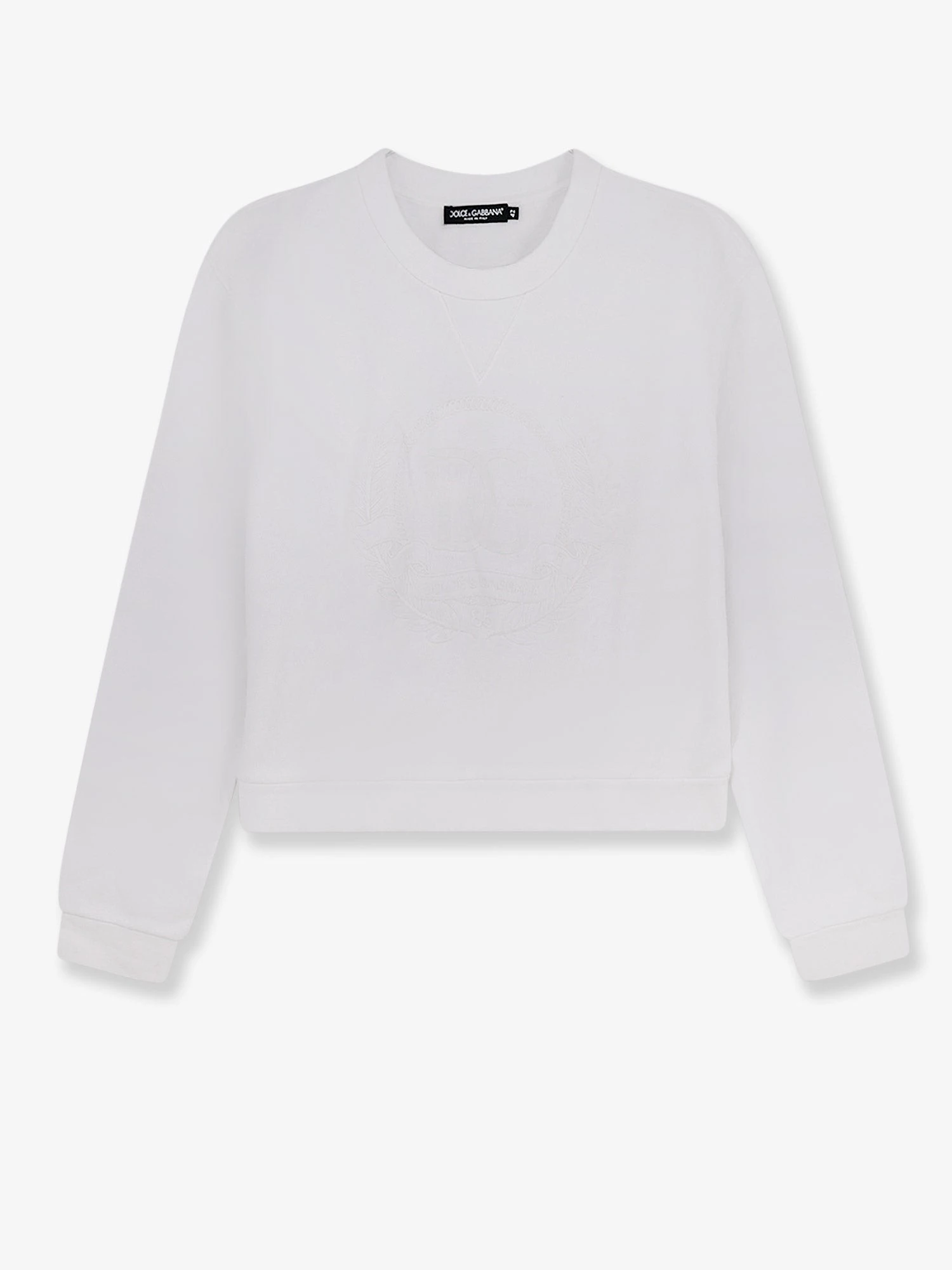 Cotton sweatshirt with Logo embroidery.webp