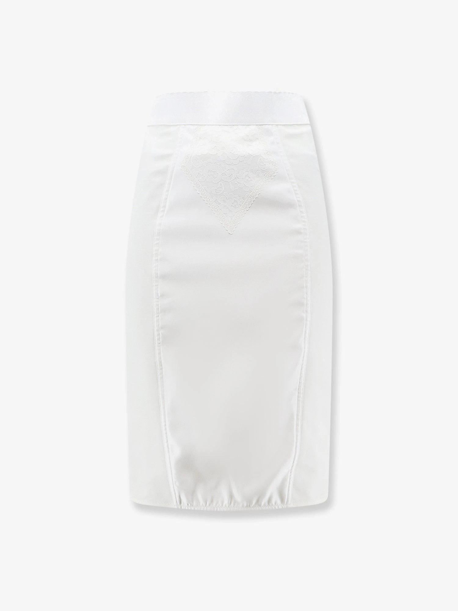Satin and powernet midi skirt.webp