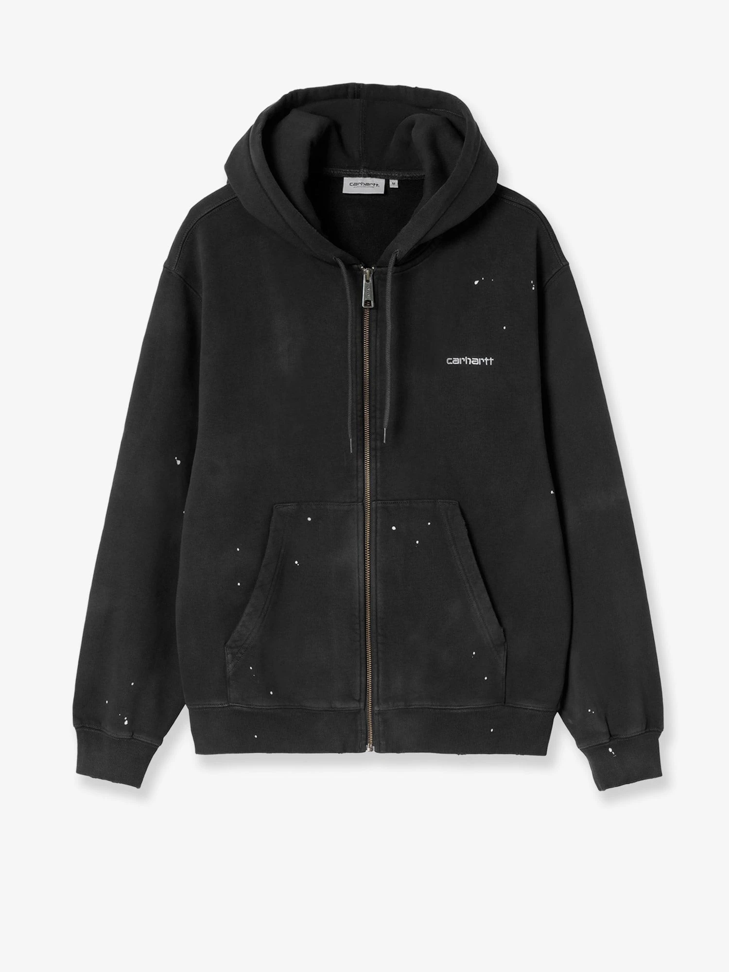 Hooded Painter cotton sweatshirt with front embroidered logo.webp