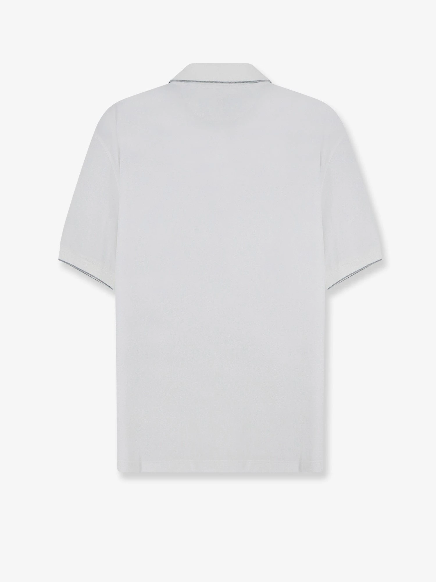 Technical fabric polo shirt with embroidered logo on the front.webp