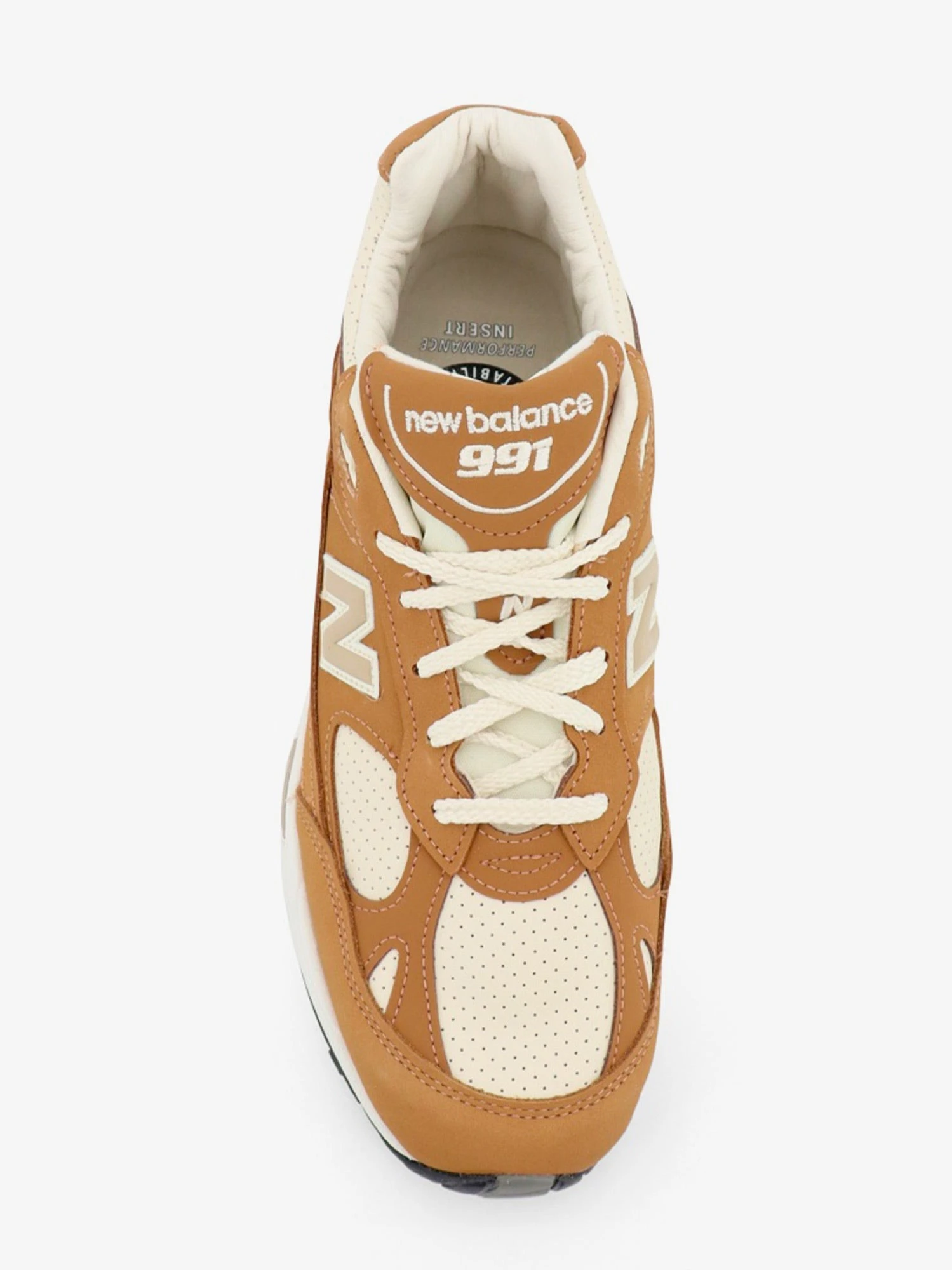 991 Tier leather sneakers with iconic side logo.webp