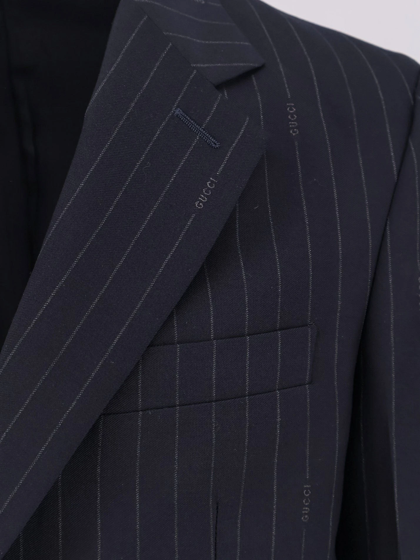 Gucci pinstripe wool single-breasted blazer.webp