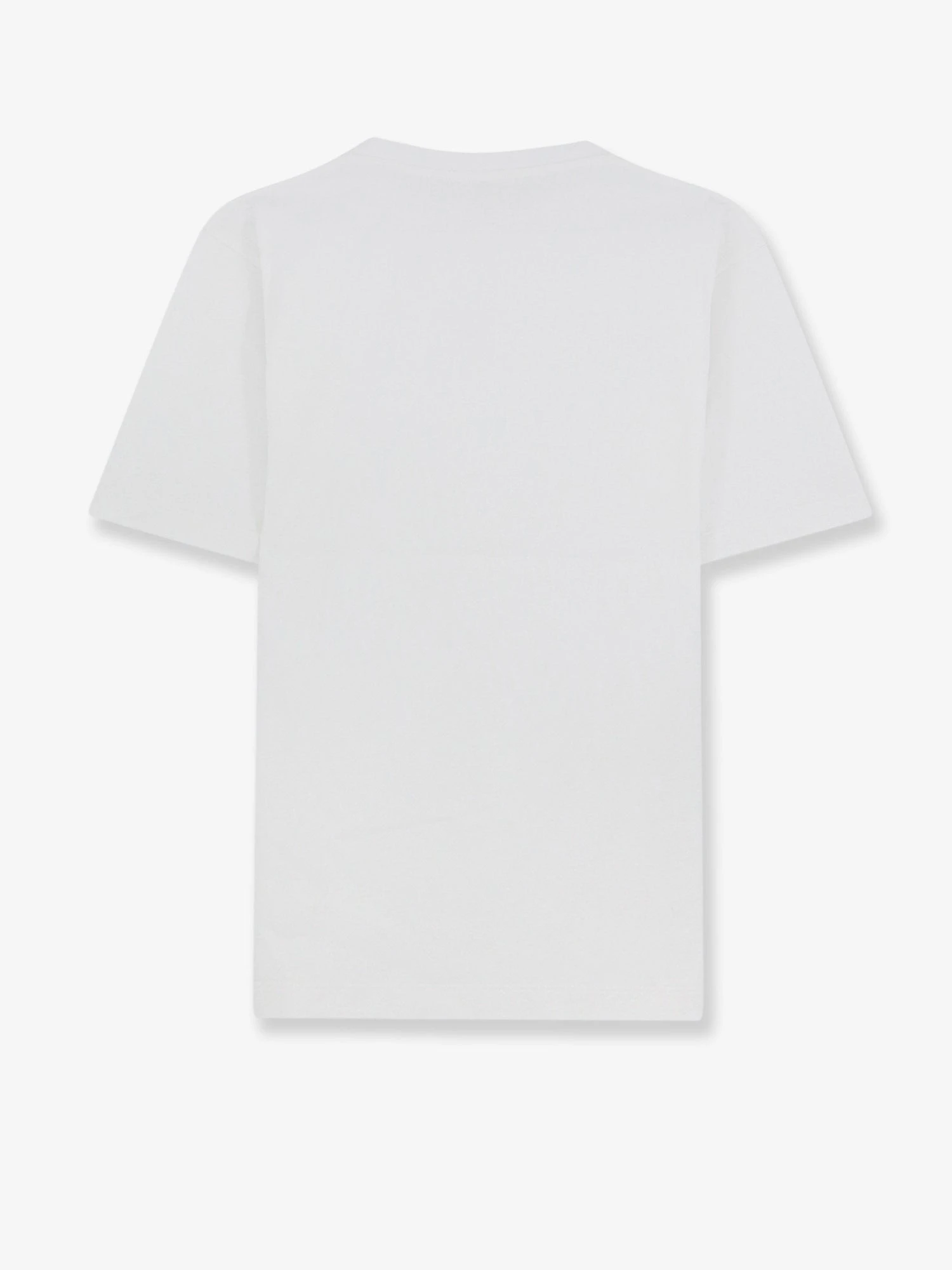 Cotton T-shirt with front lettering logo print.webp