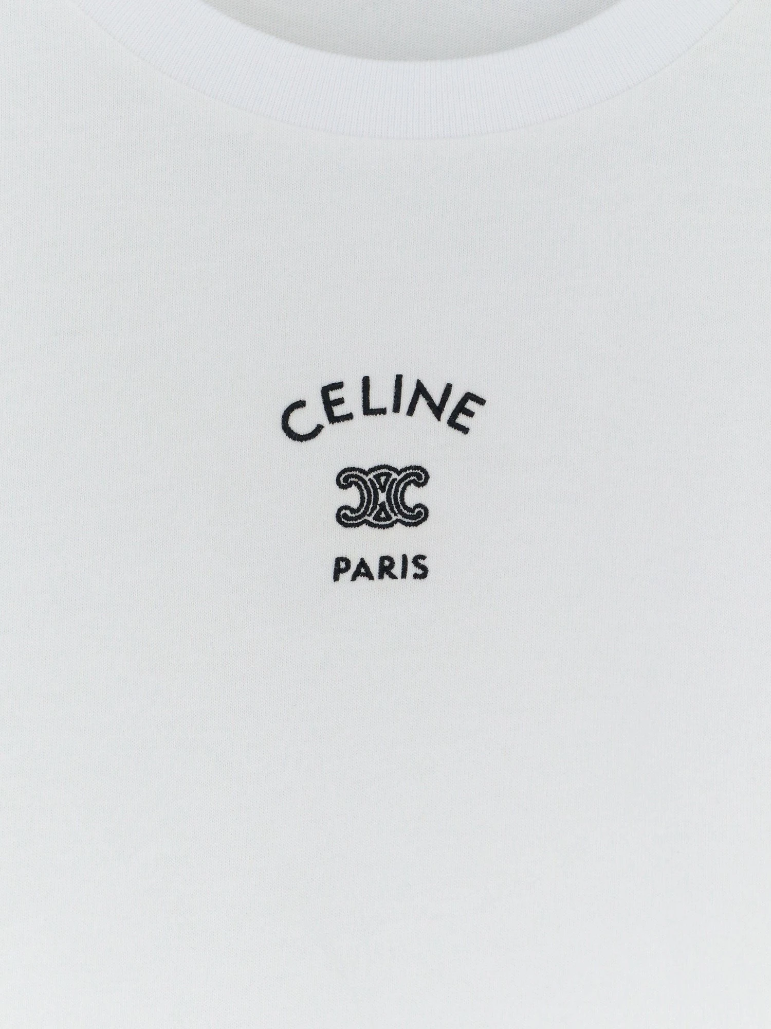 Cotton T-shirt with front lettering logo print.webp