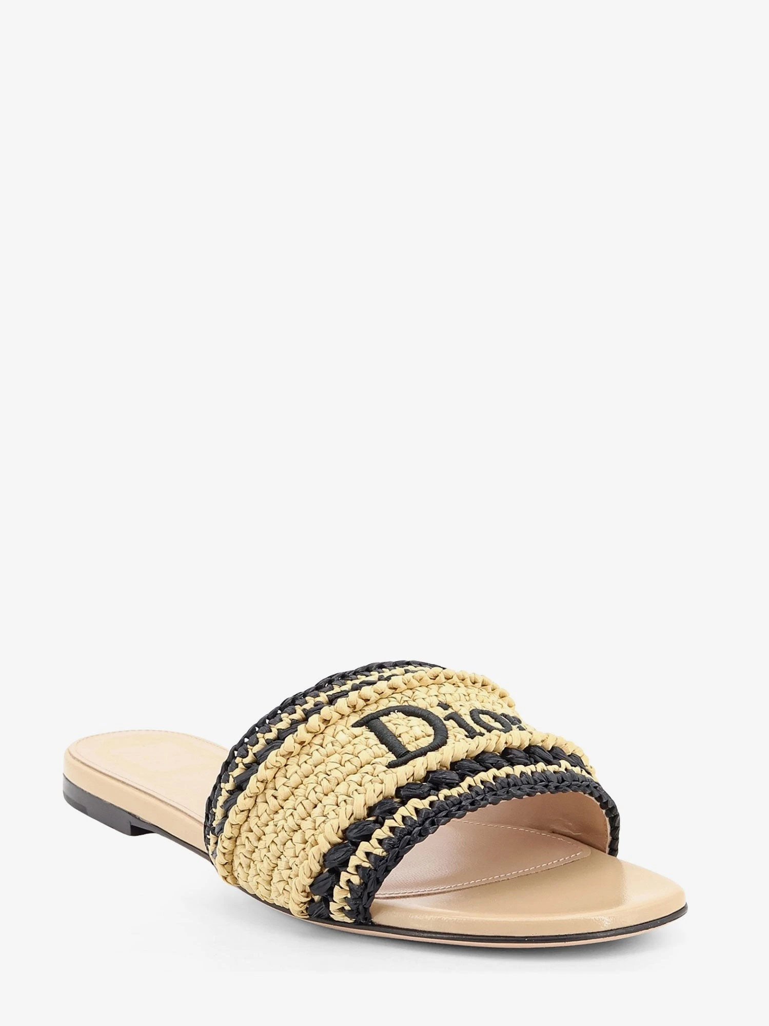 Dior Woven Dioriviera technical fabric and crochet raffia sandals.webp