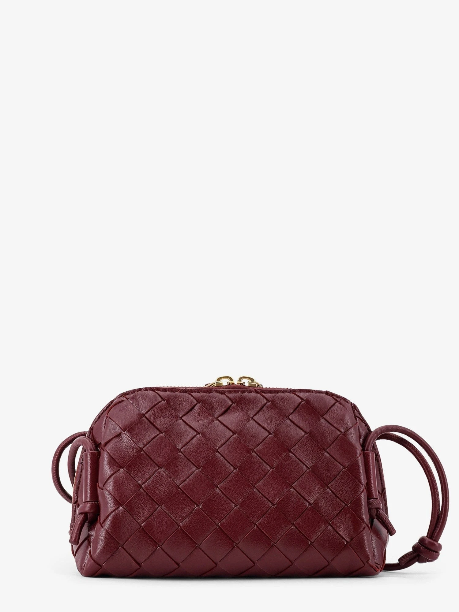 Concert Pouch leather shoulder bag with Intrecciato motif.webp