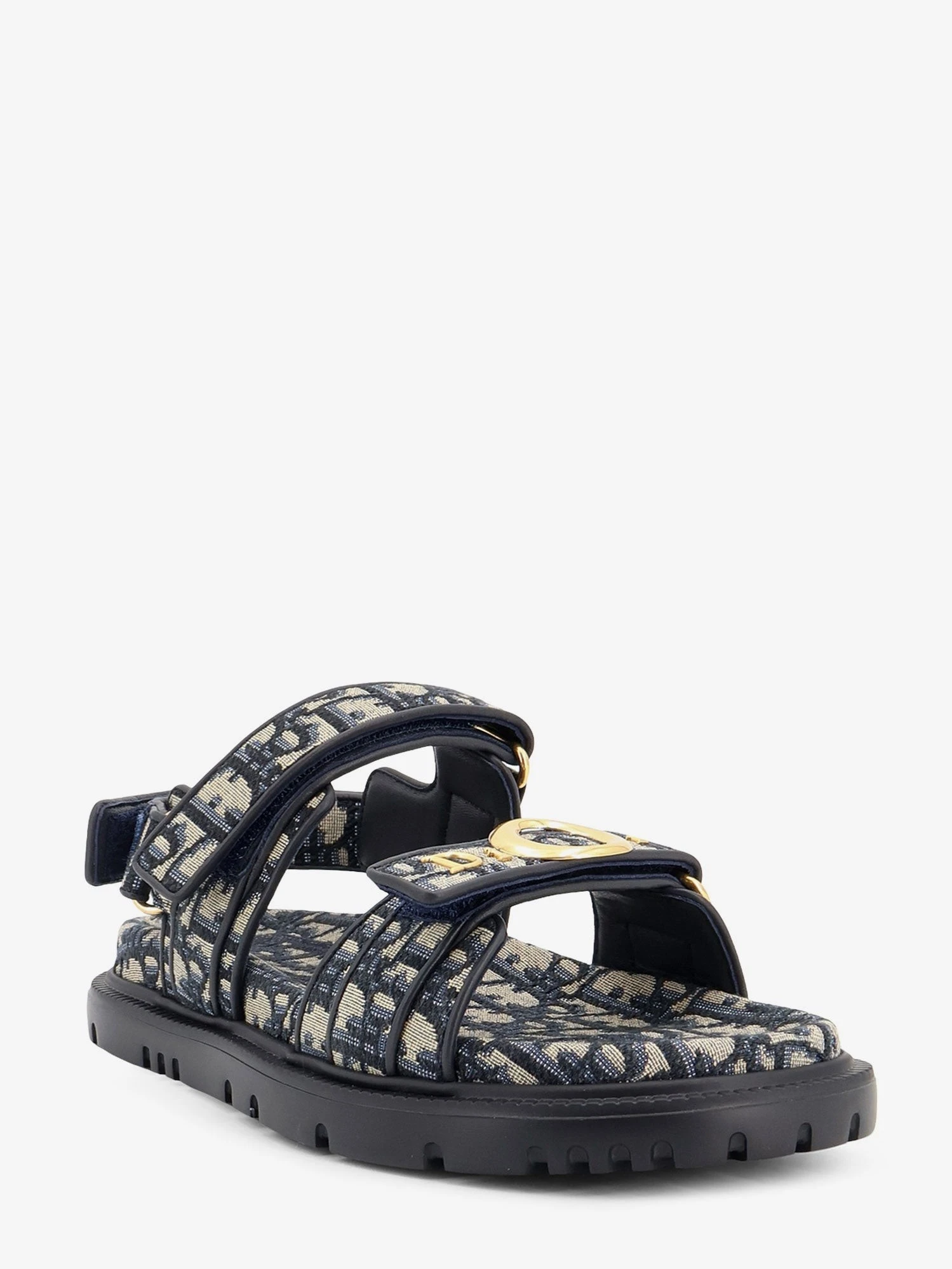 Dior Oblique jacquard fabric sandals.webp