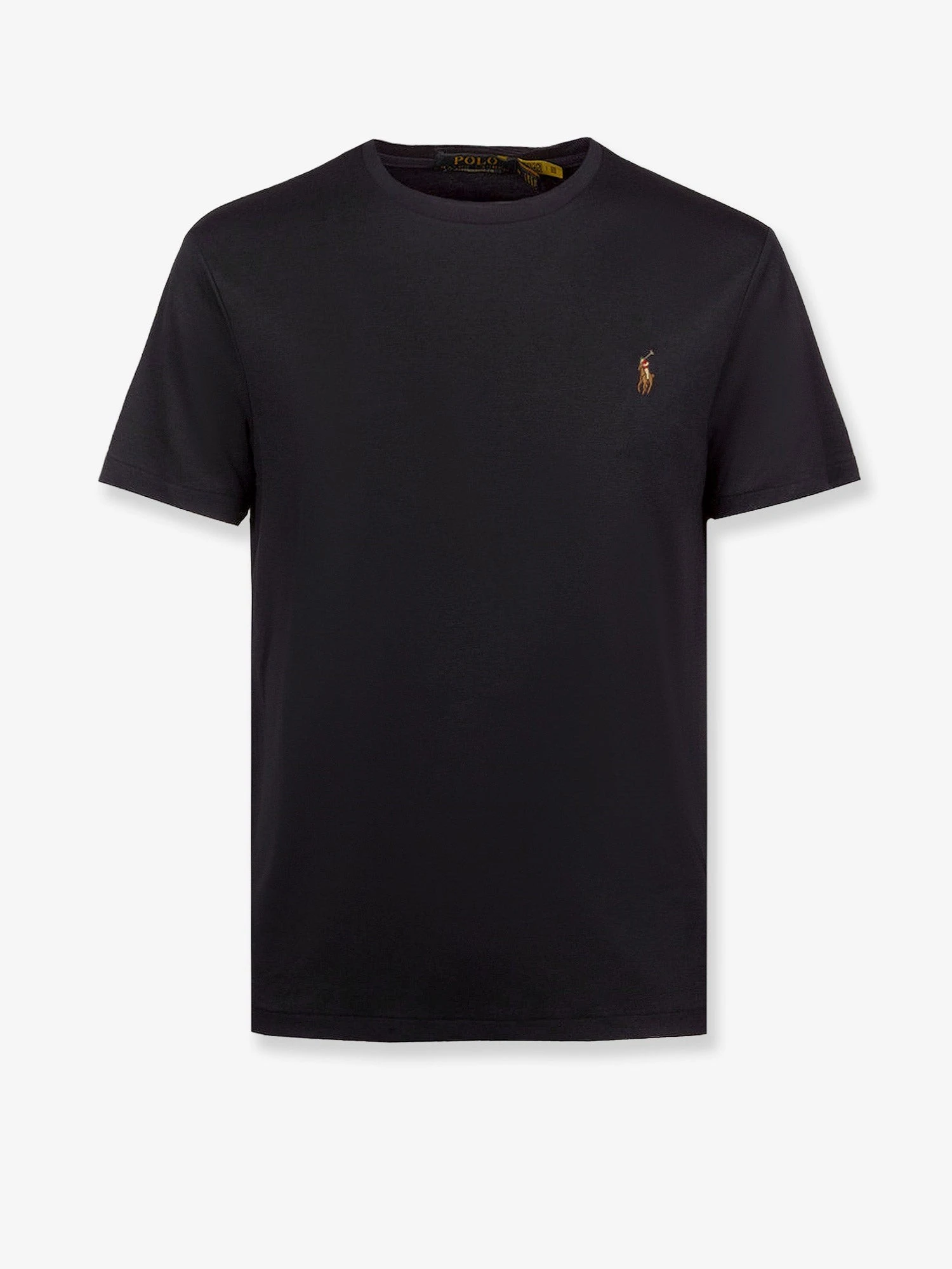 Cotton t-shirt with Logo embroidery.webp
