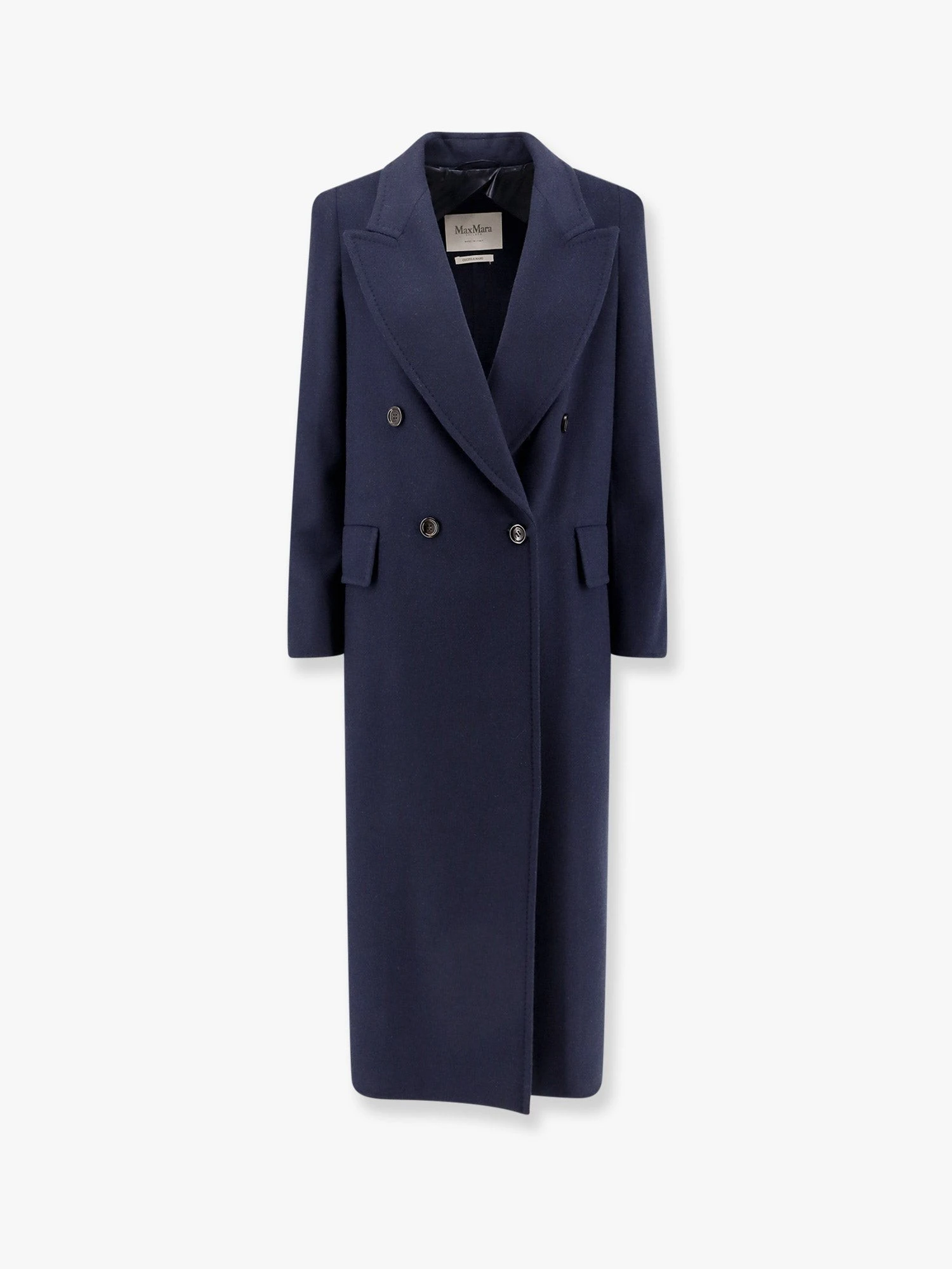 Albania 1234 Max Mara sfilata virgin wool and cashmere coat.webp