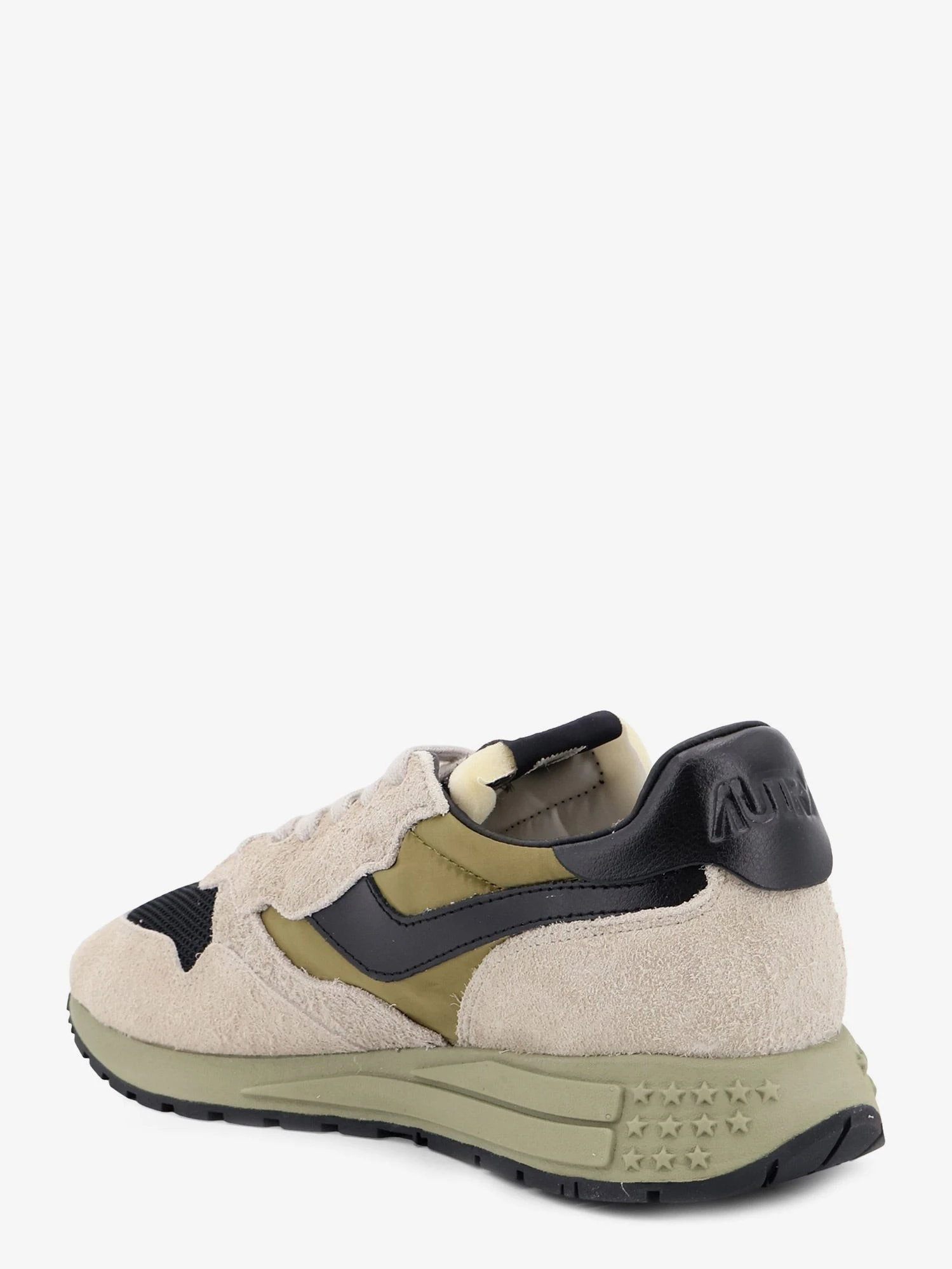Reelwind Low mesh and suede sneakers with iconic side logo.webp