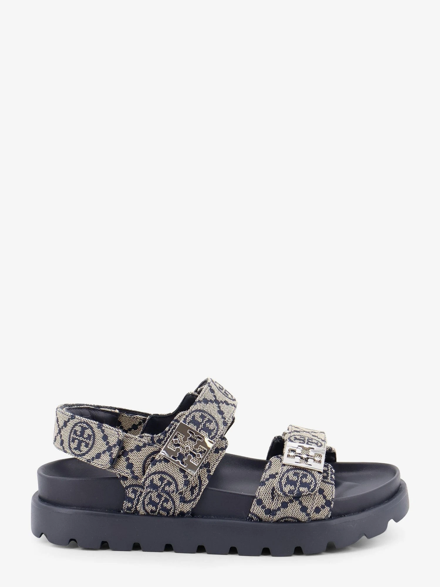 T Mono Perfect Monogram fabric sandals.webp
