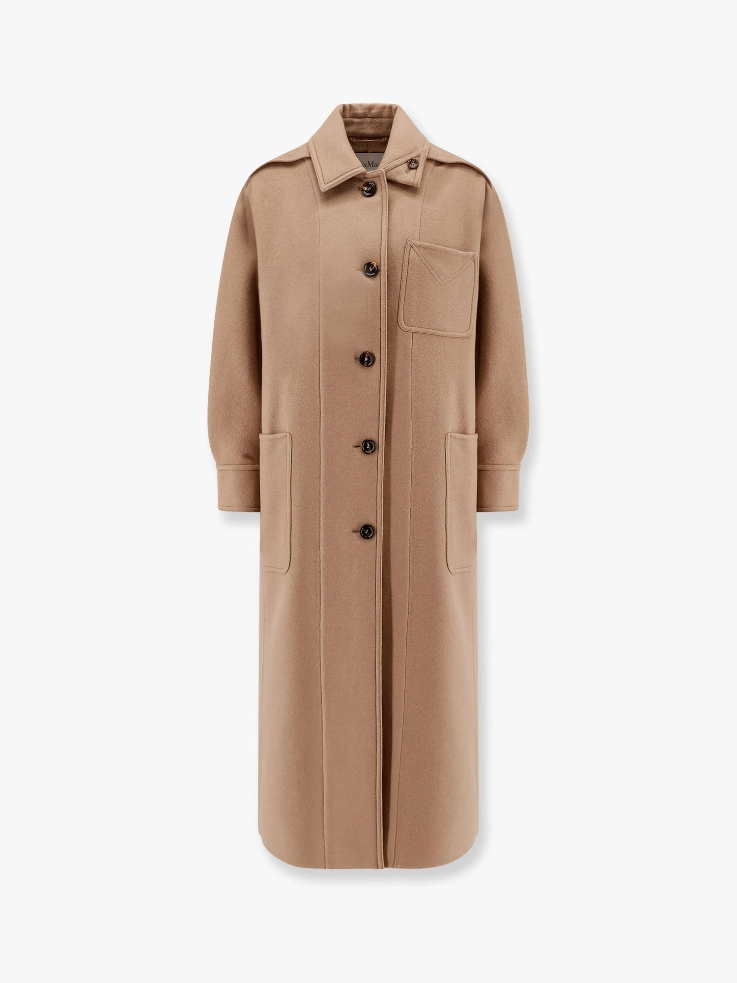 Aldo 134 Max Mara sfilata wool and cashmere coat.webp