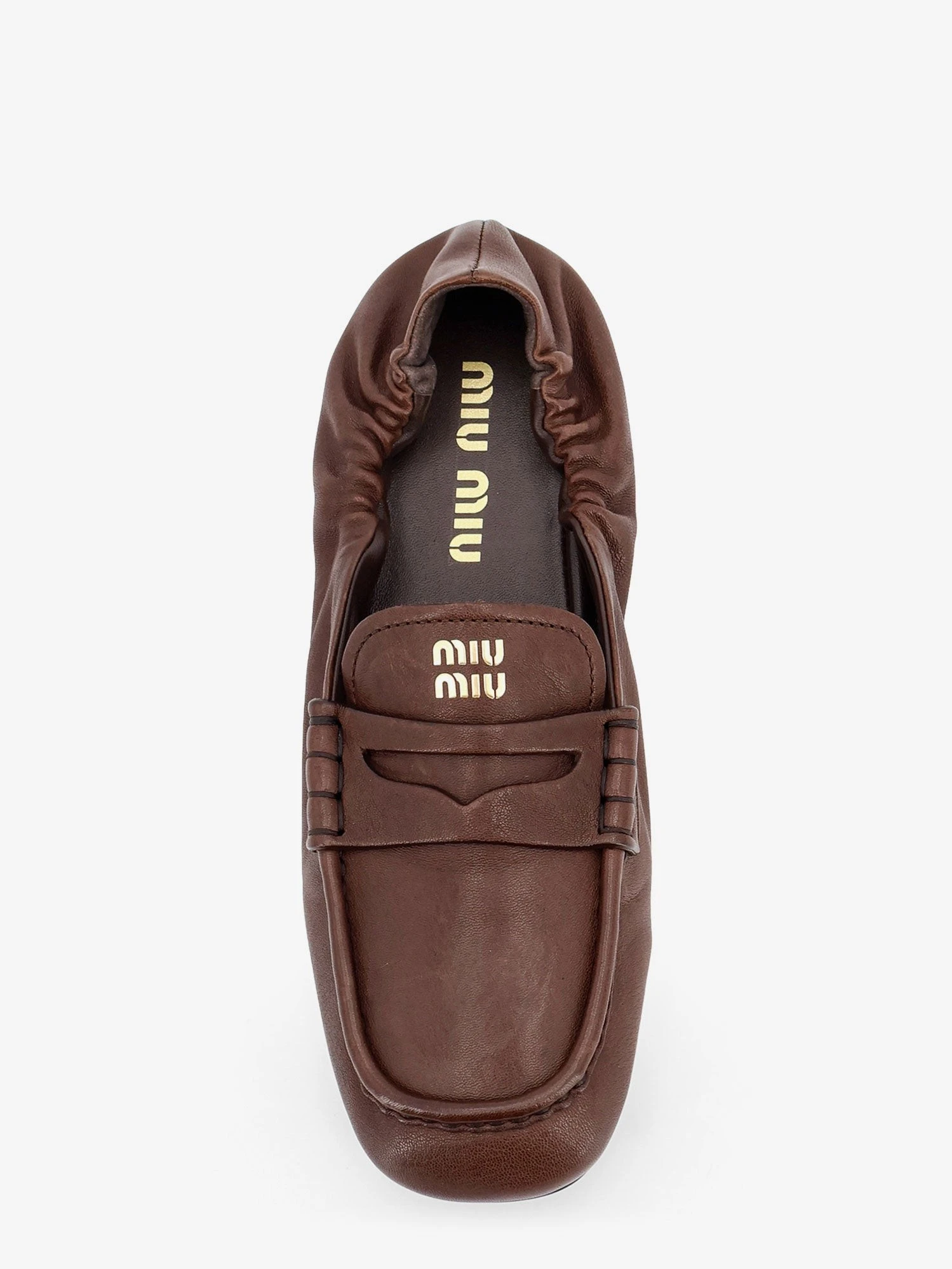 Ruches leather loafers.webp