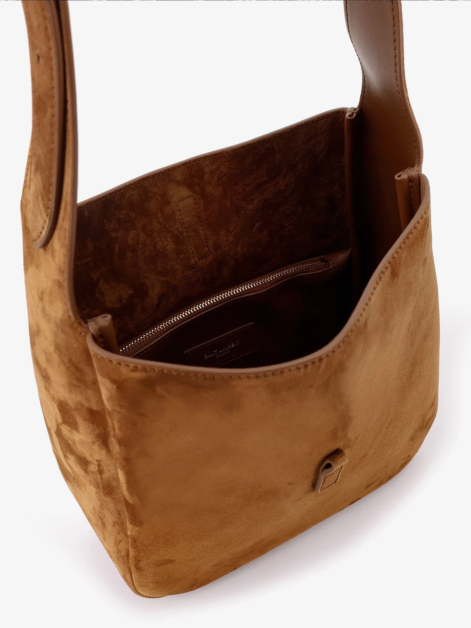 Le 5 à 7 suede shoulder bag.webp