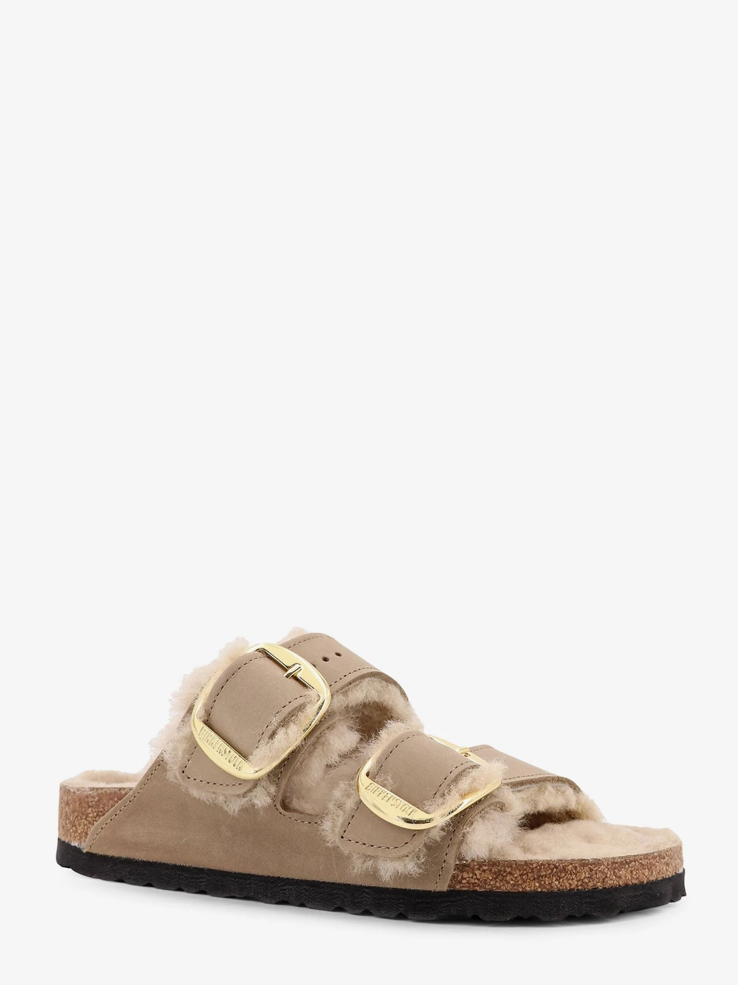 Arizona Big Buckle Shearling sandals.webp
