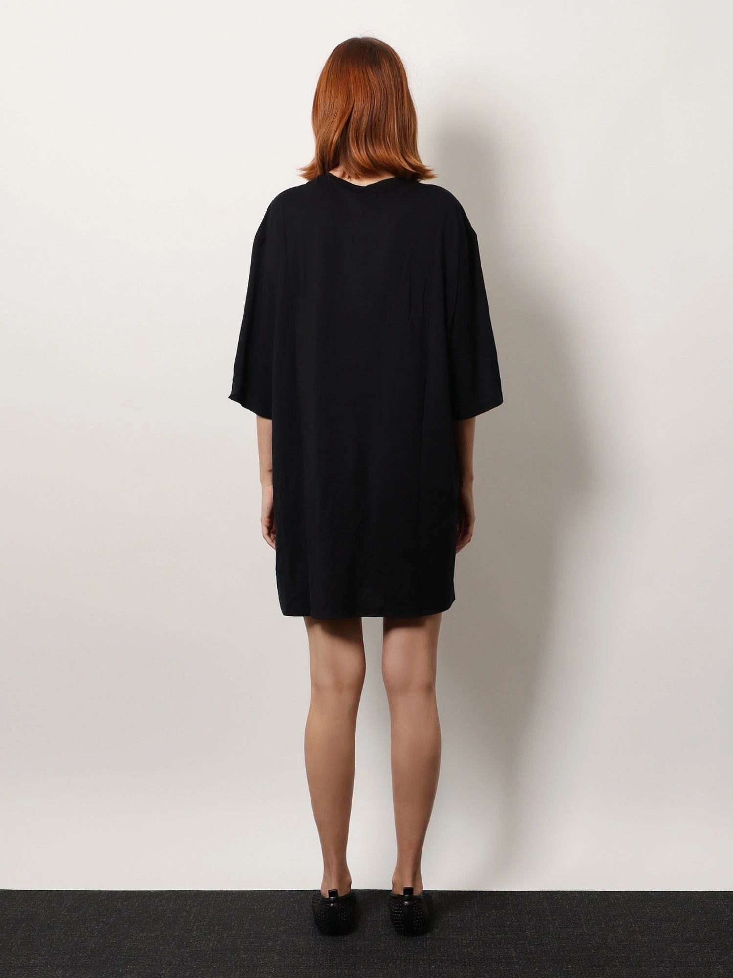 Relaxed Tee lyocell and cotton short dress.webp