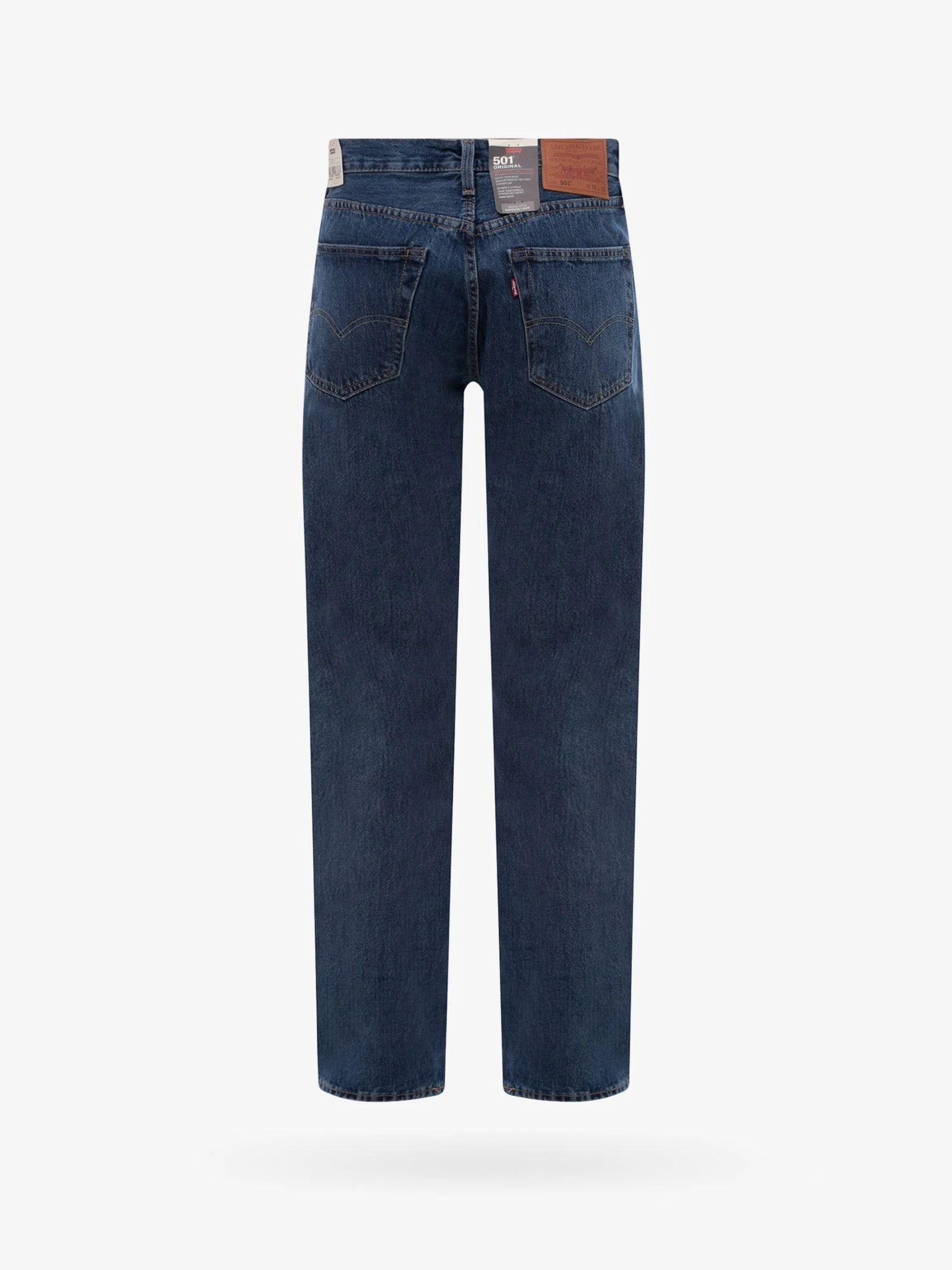 501 Original blue denim jeans.webp