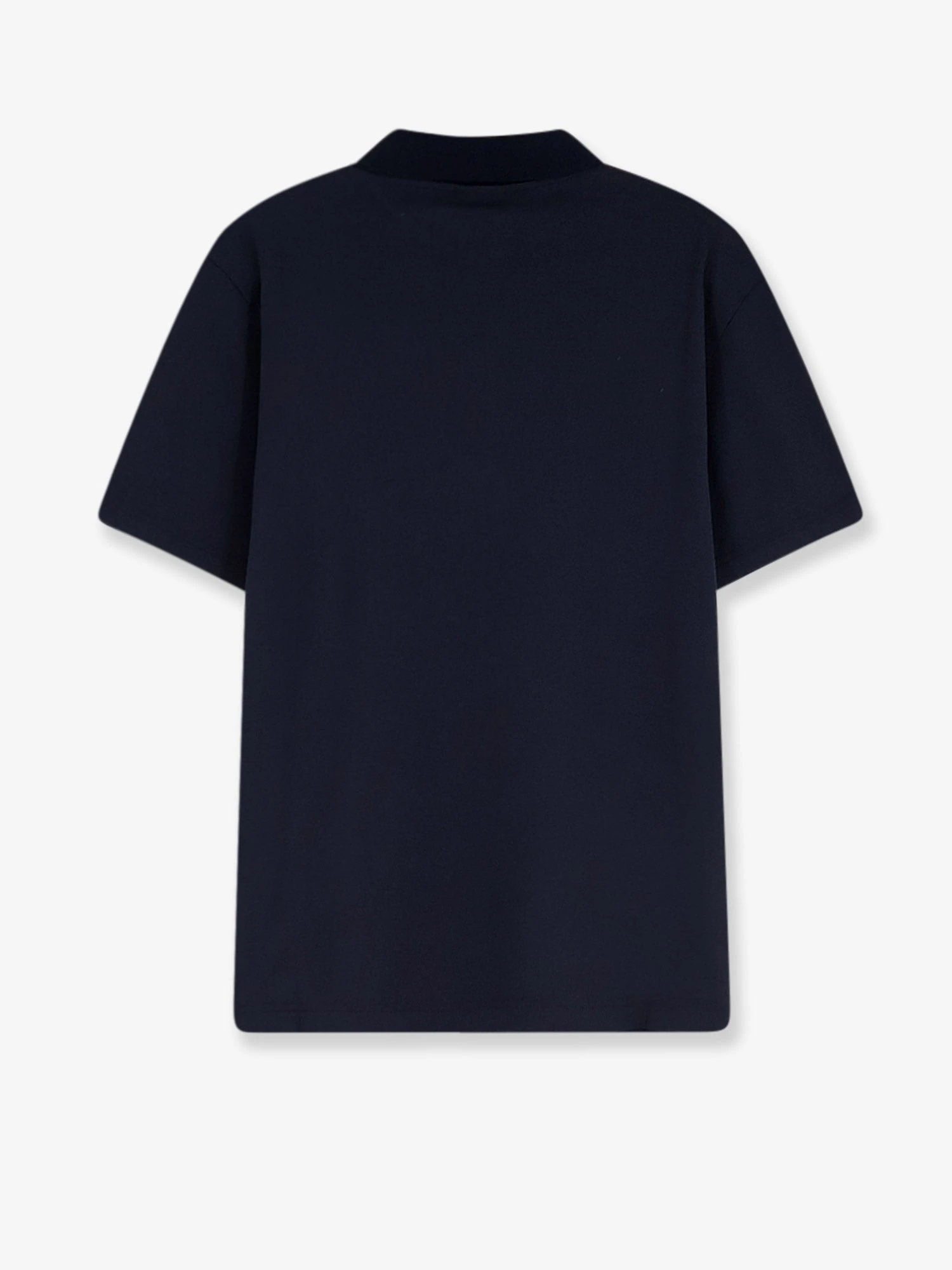 Cotton polo shirt with Web print on the front.webp