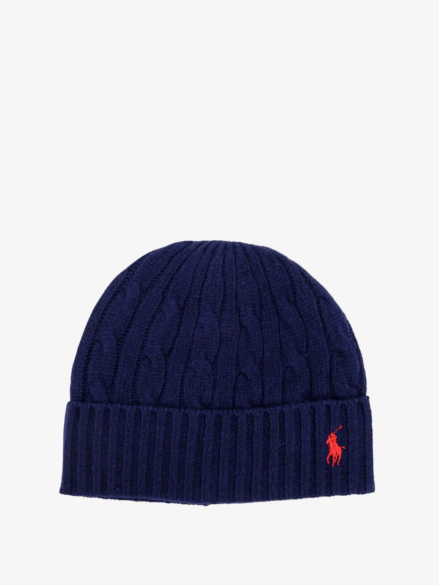 Wool blend cable knit beanie hat.webp