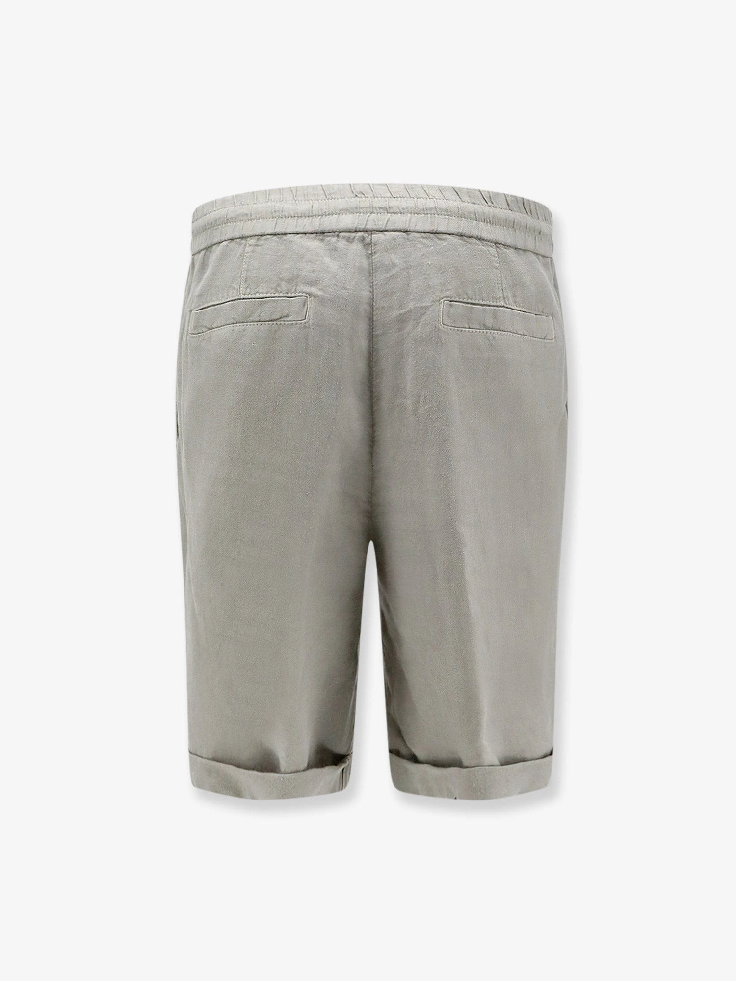 Linen bermuda shorts with drawstring.webp