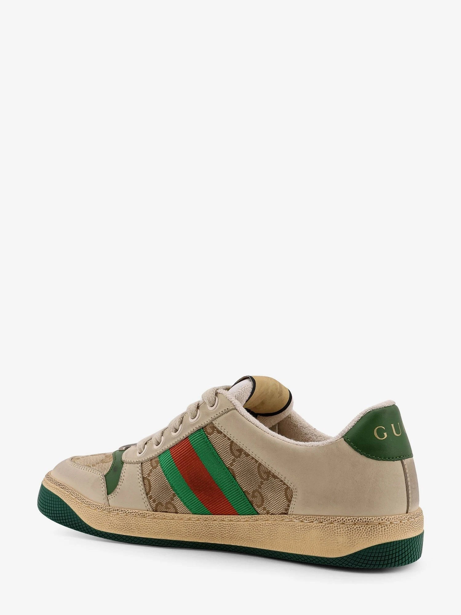 Screener leather and GG Supreme Fabric sneakers.webp