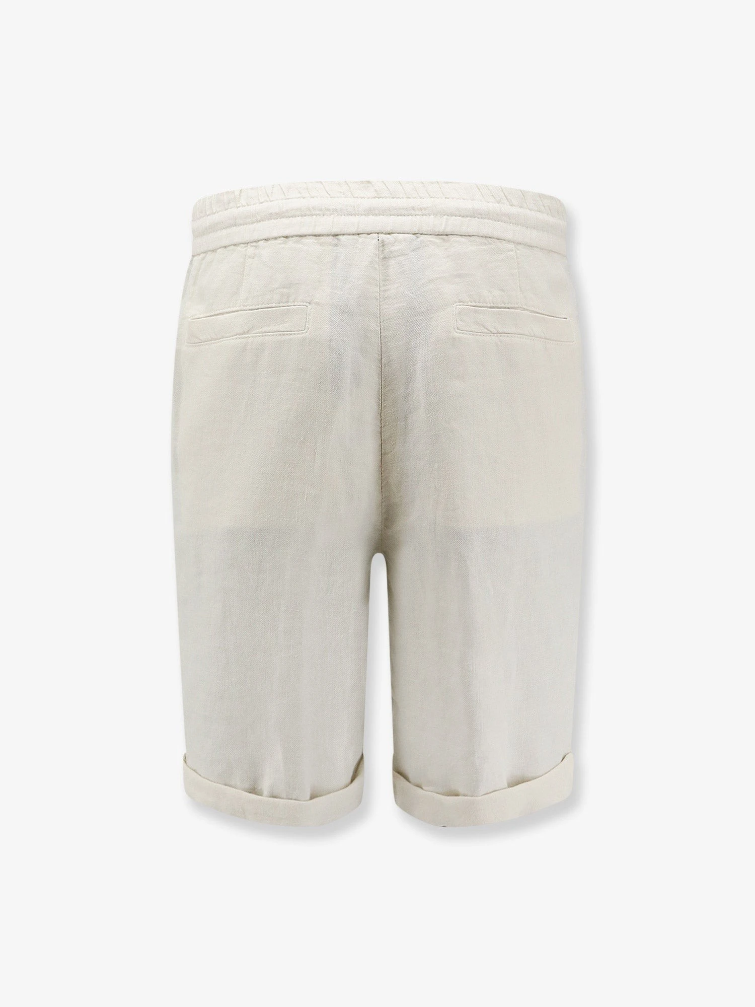 Linen bermuda shorts with drawstring.webp