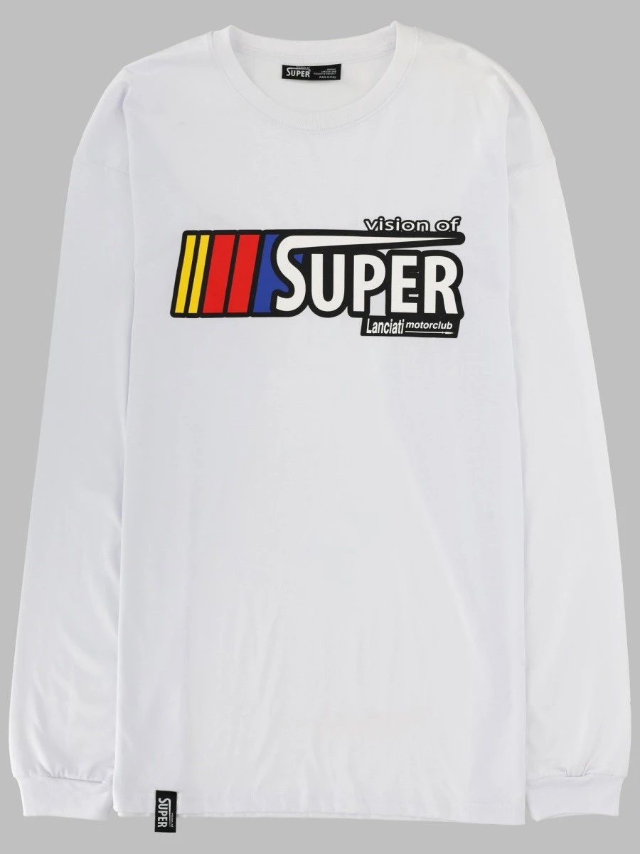 T-SHIRT A MANICA LUNGA CON STAMPA LOGO.webp
