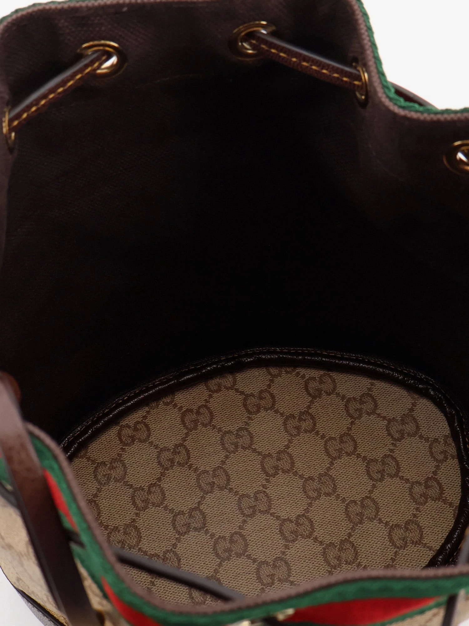 Gucci Venice GG fabric bucket bag