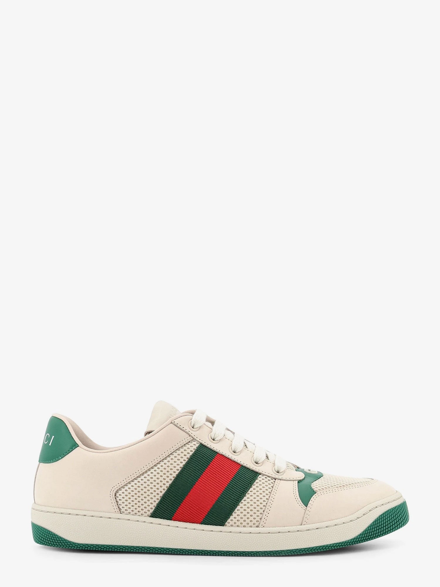Screener mesh and leather sneakers with Nastro Web on the side.webp