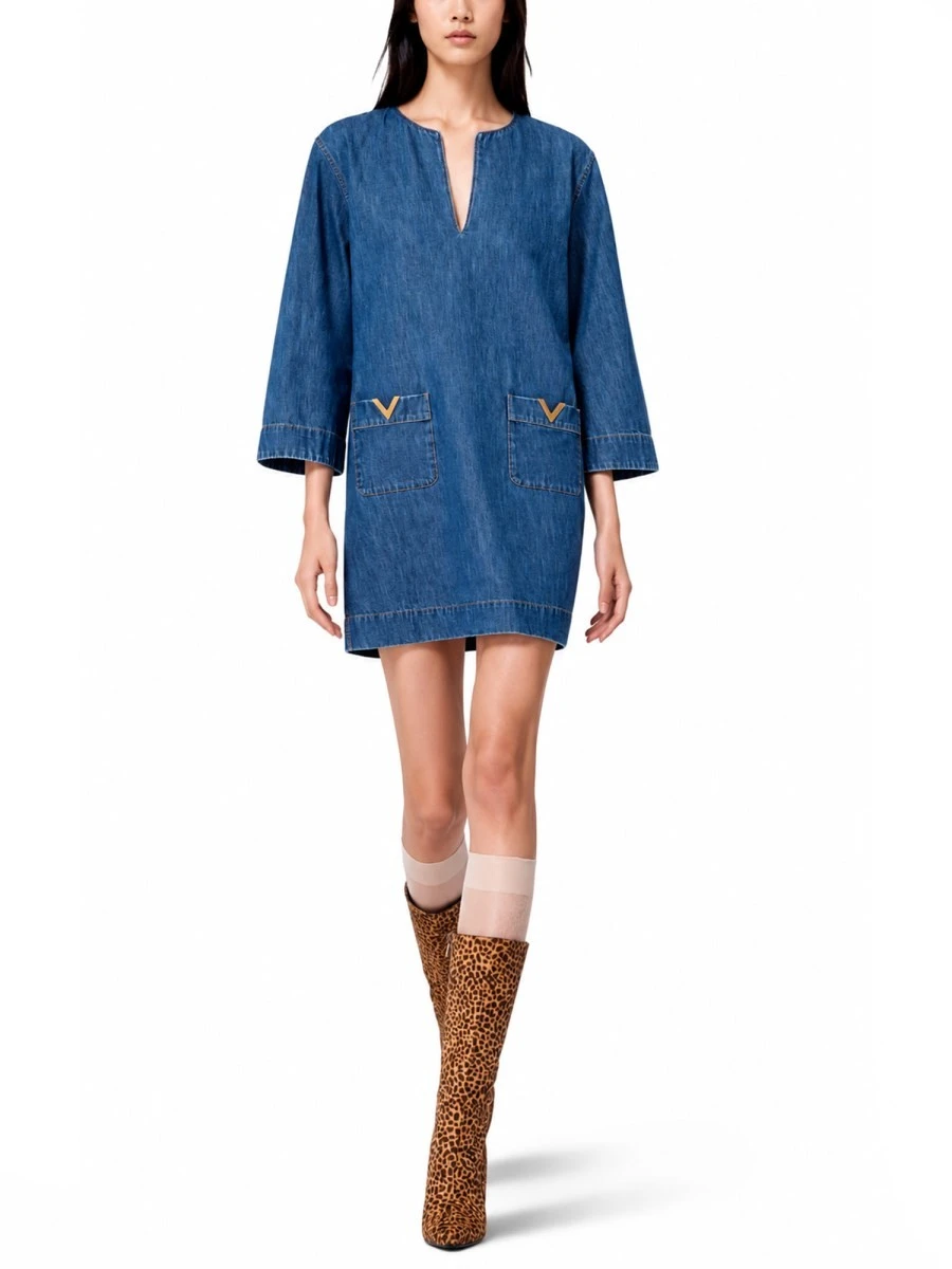 ABITO IN DENIM "CHAMBRAY".webp