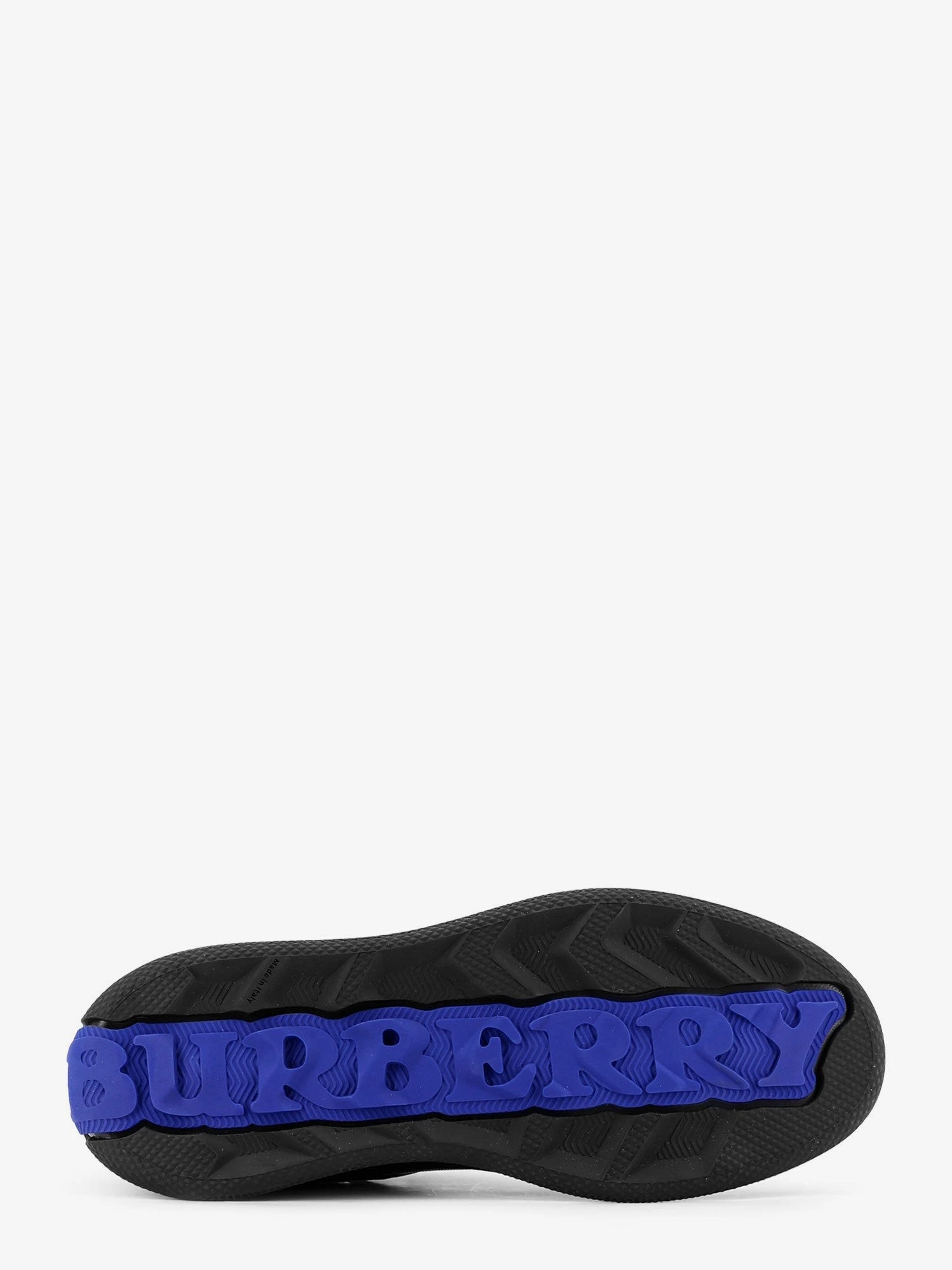 Leather sneakers with Traditional Check inserts.webp