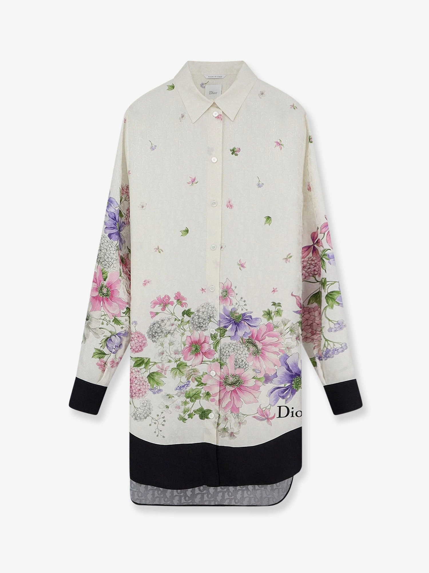 Silk shirt with Dior Hortensia Garden print.webp