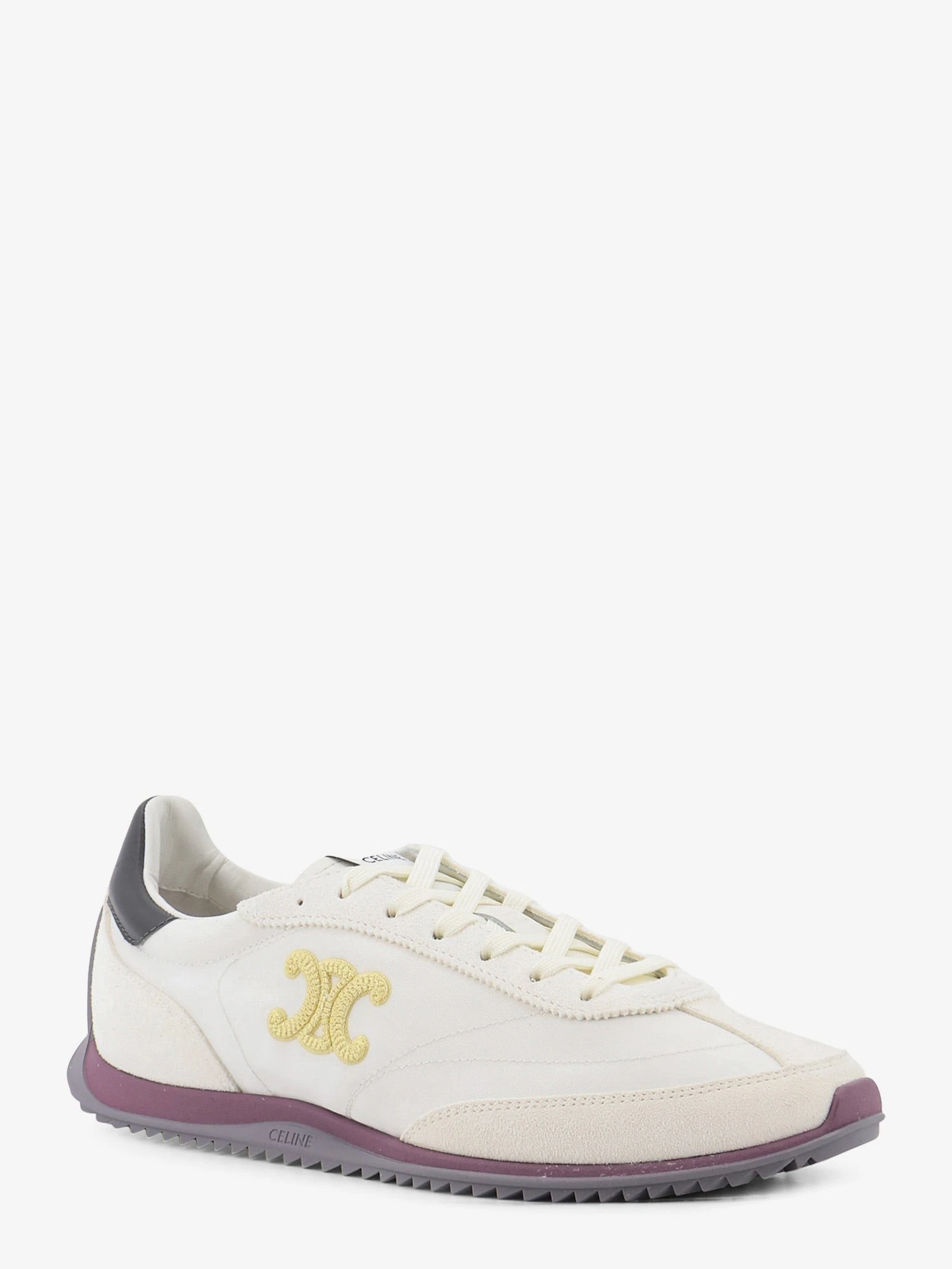 Racer nylon and suede sneakers.webp