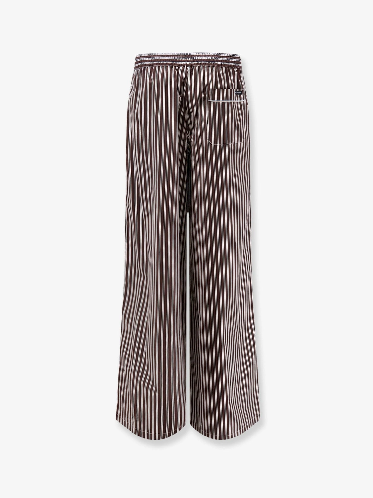 Pajamas striped poplin trousers.webp