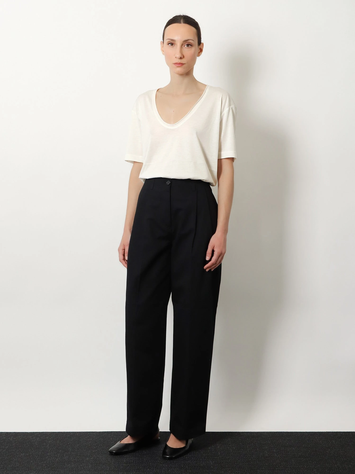 Silk and cotton blend T-shirt.webp