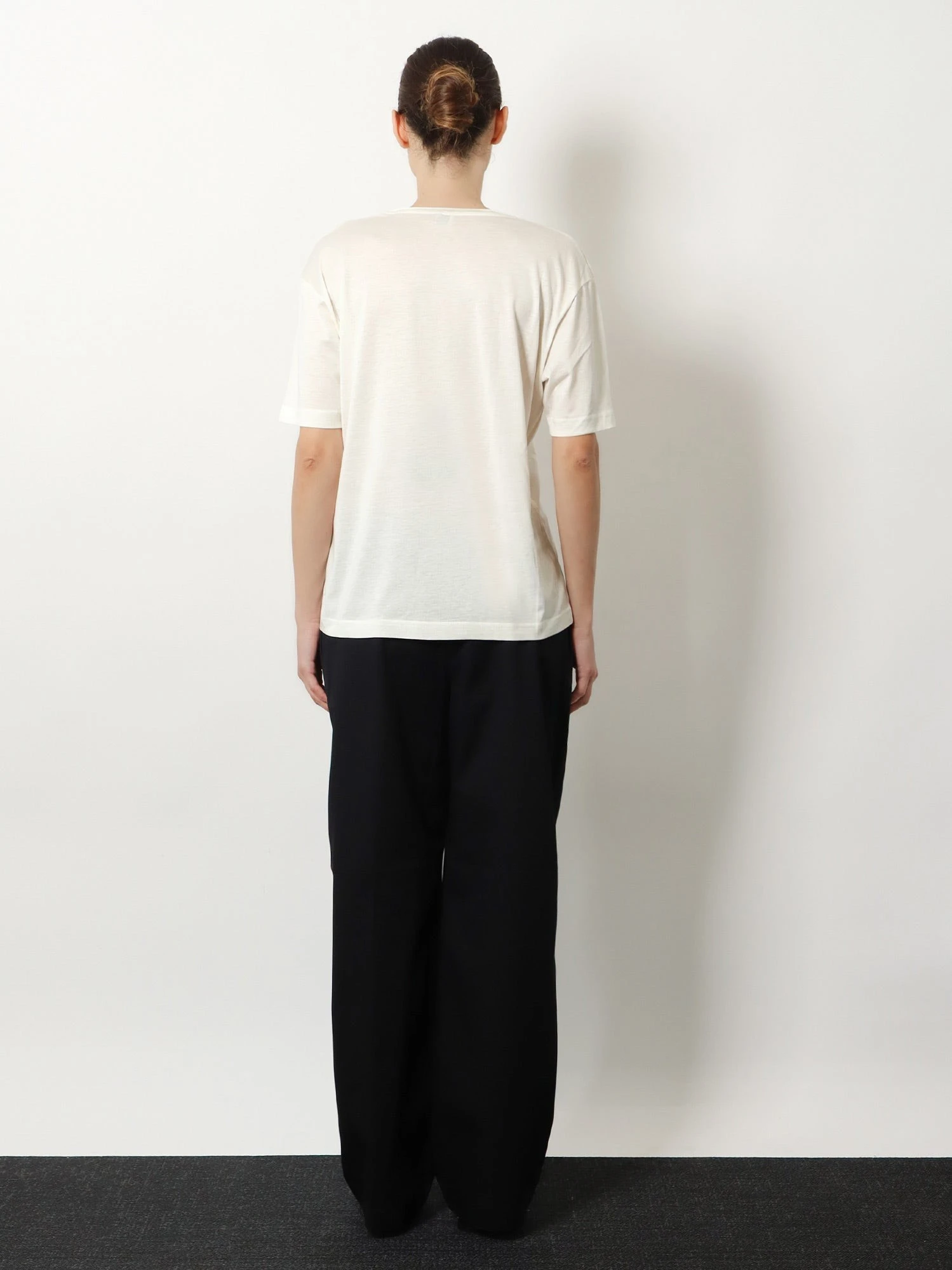Silk and cotton blend T-shirt.webp