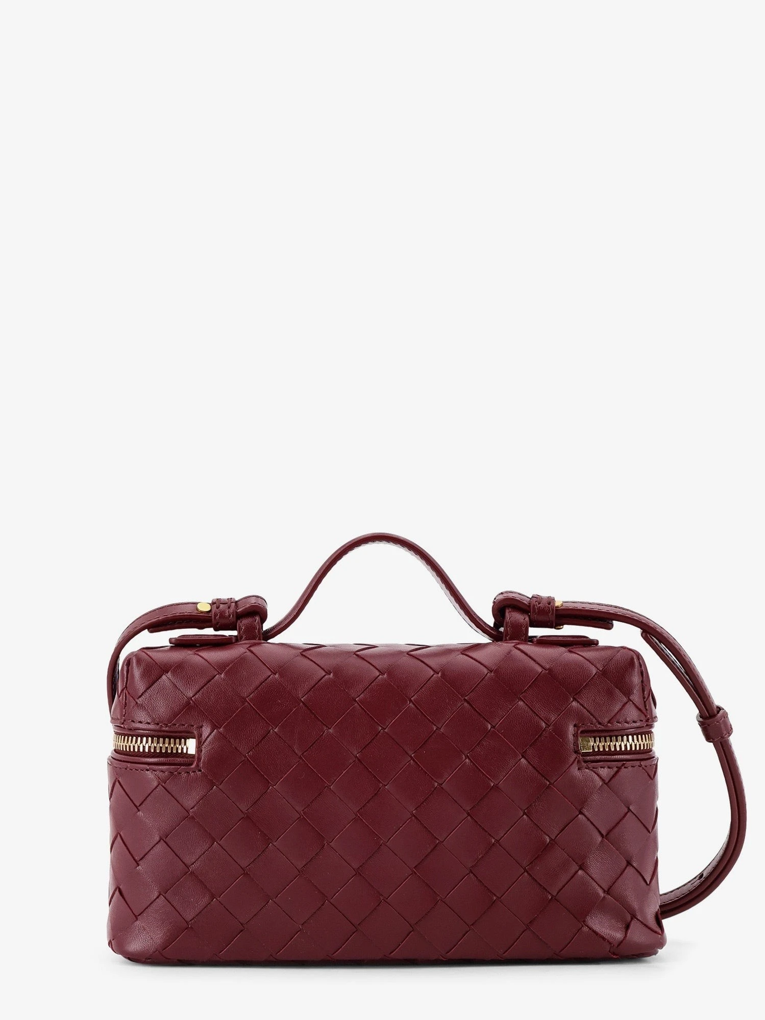 Bang Bang leather vanity case with Intrecciato motif.webp