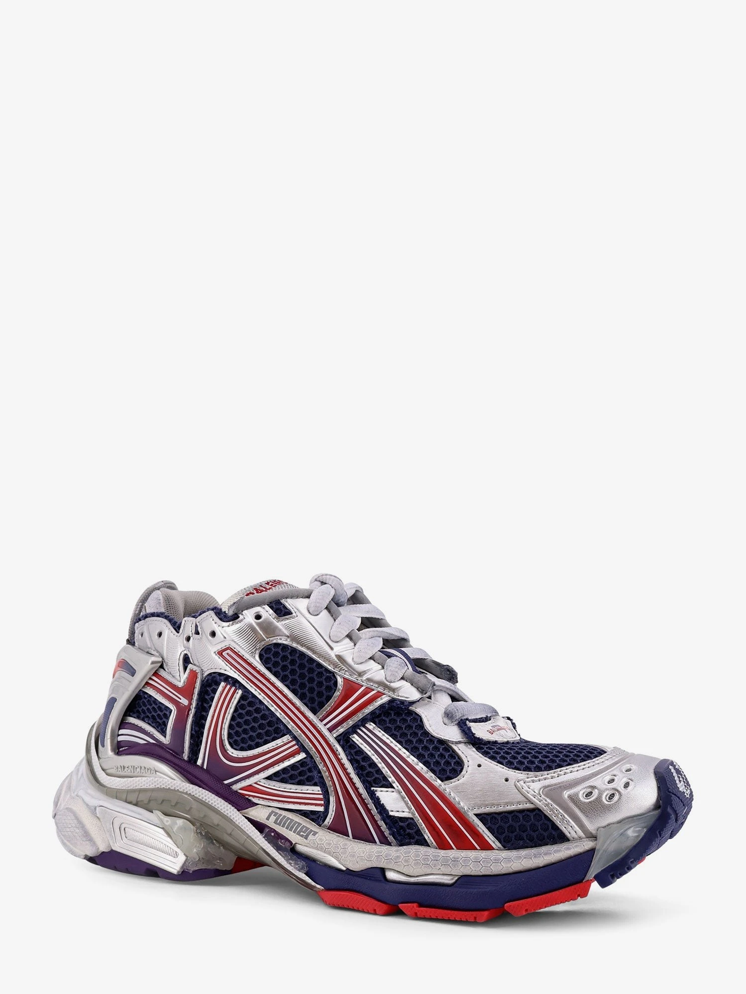 Mesh and nylon Runner sneakers.webp