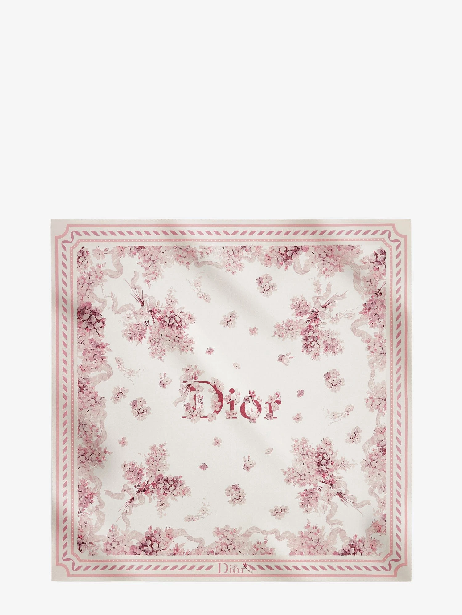 Dior Lilac Bouquet Print Silk foulard.webp