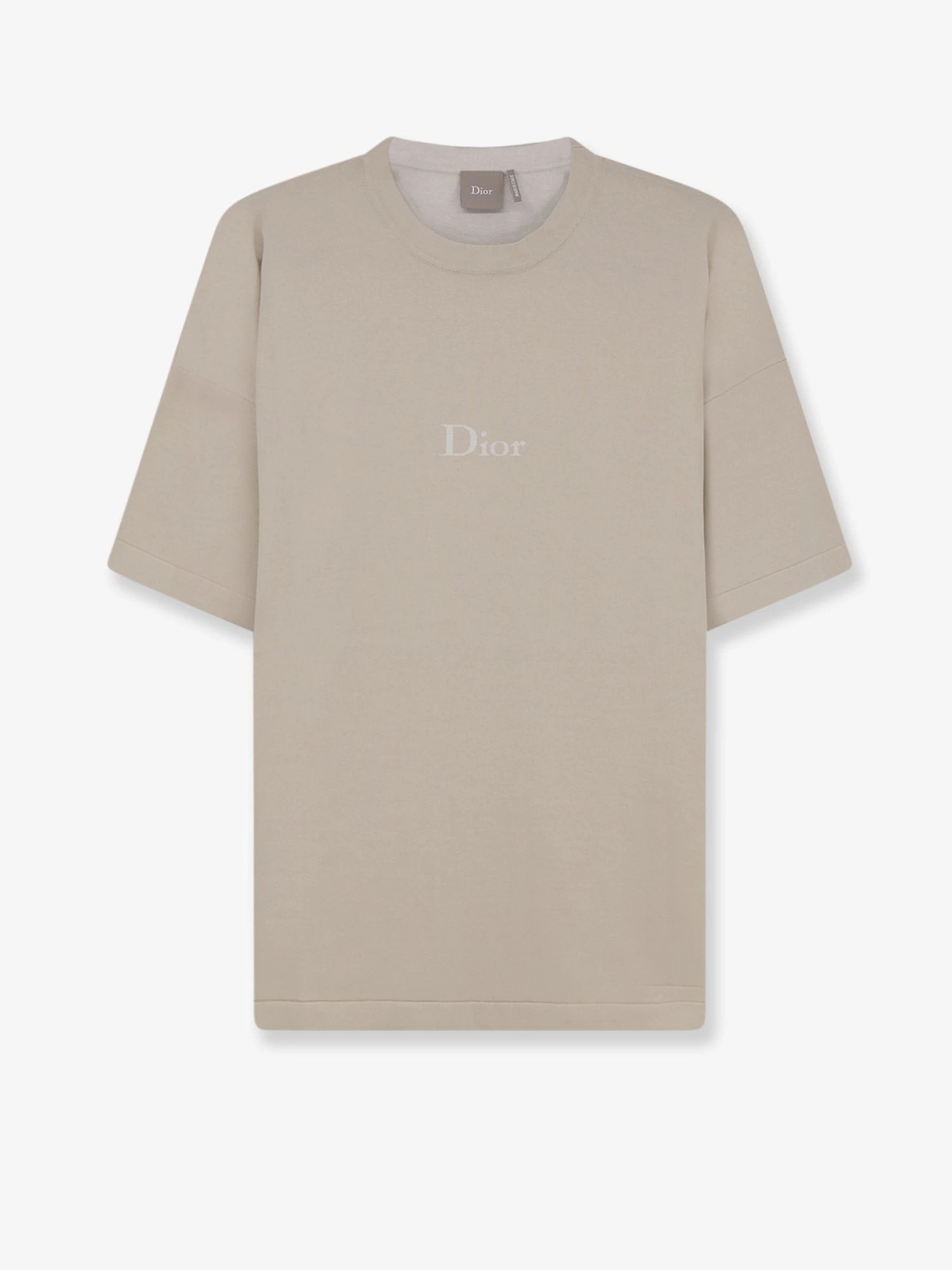 Cotton T-shirt with lettering logo.webp