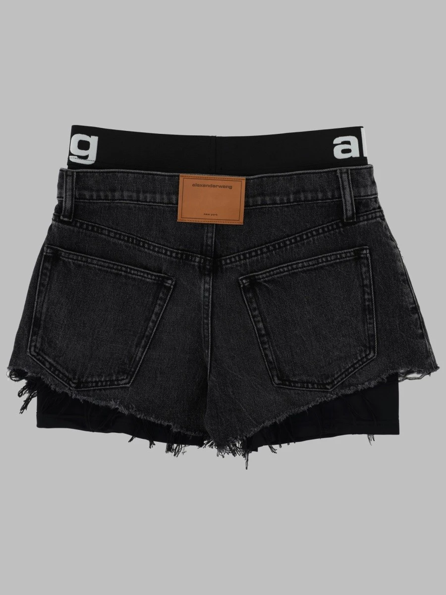 SHORTS IN DENIM CON LOGO.webp