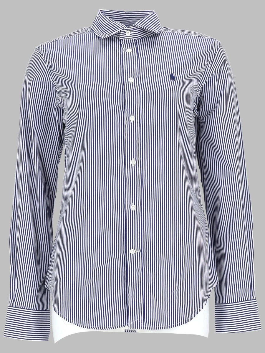 CAMICIA A RIGHE CON LOGO.webp