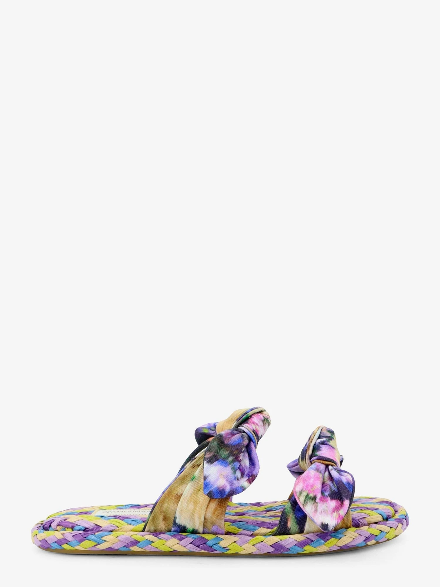 Carousel multicolored raffia sandals.webp