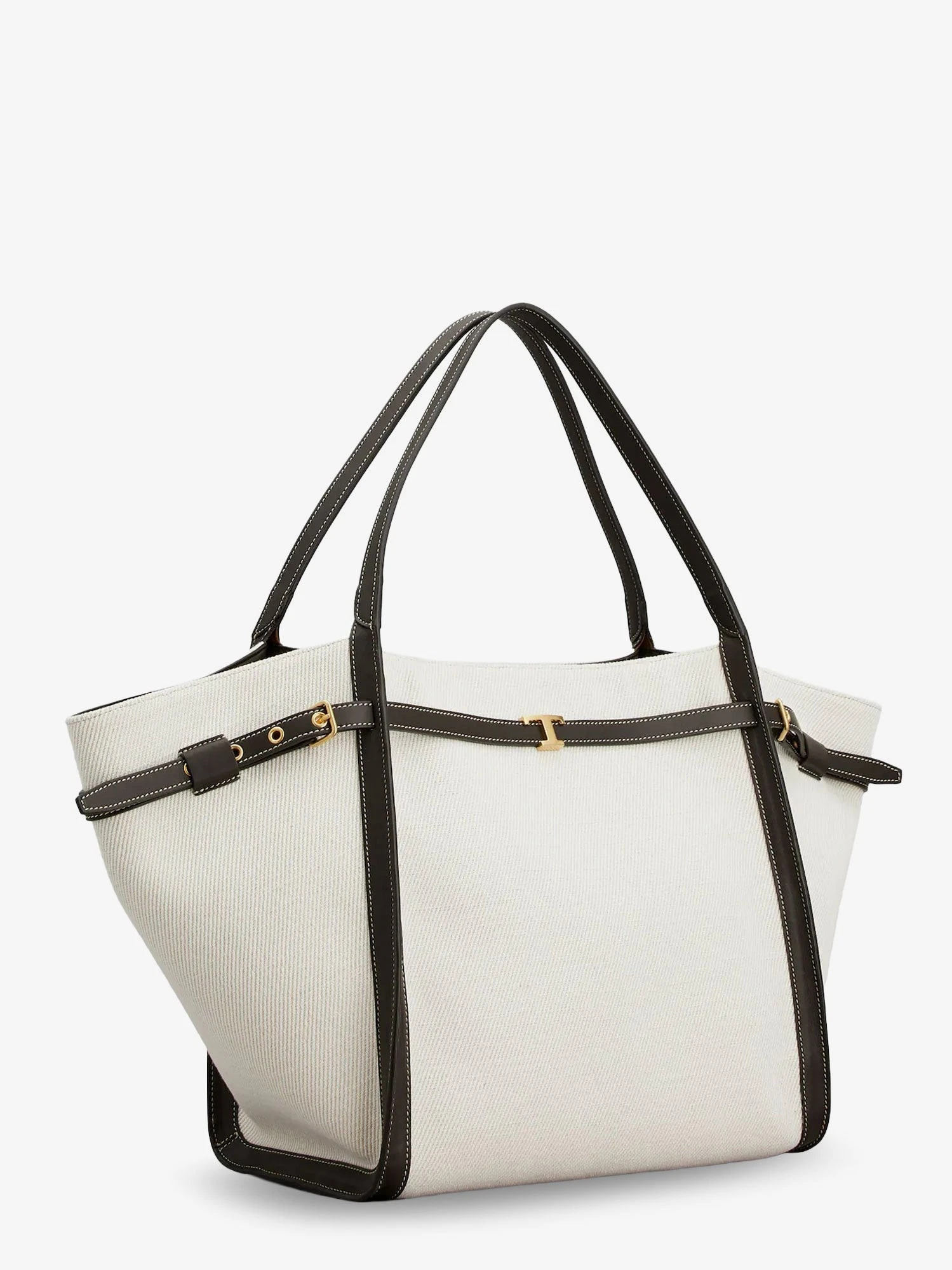 Tim canvas and leather Medium Shopping Bag.webp