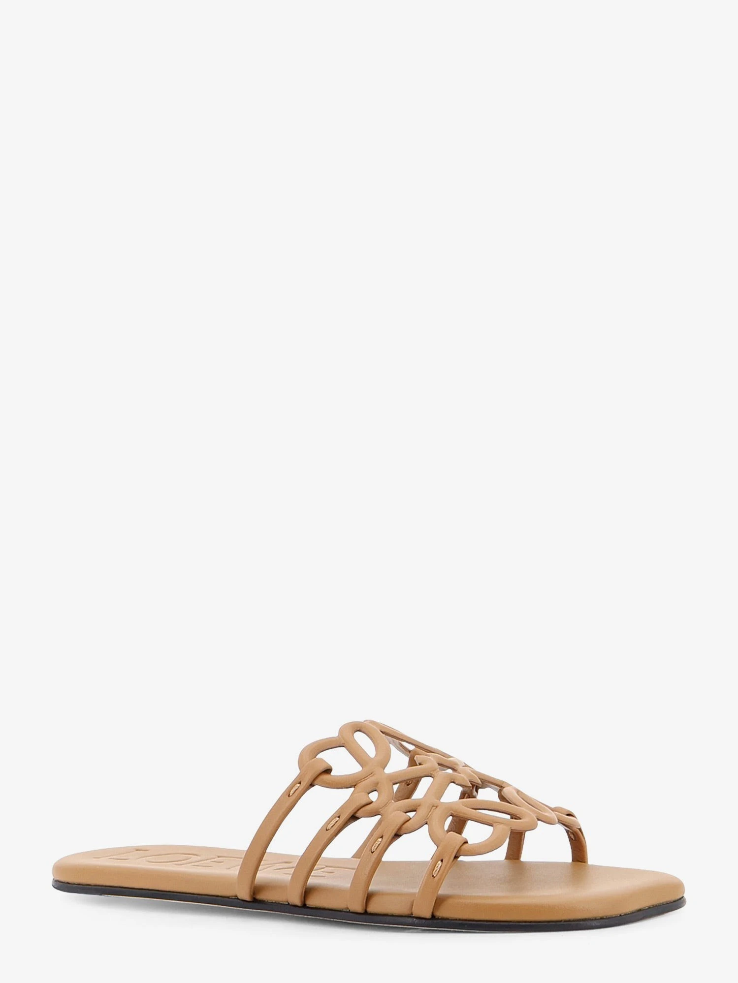 Paula's Ibiza Anagram Petal Leather Sandals.webp