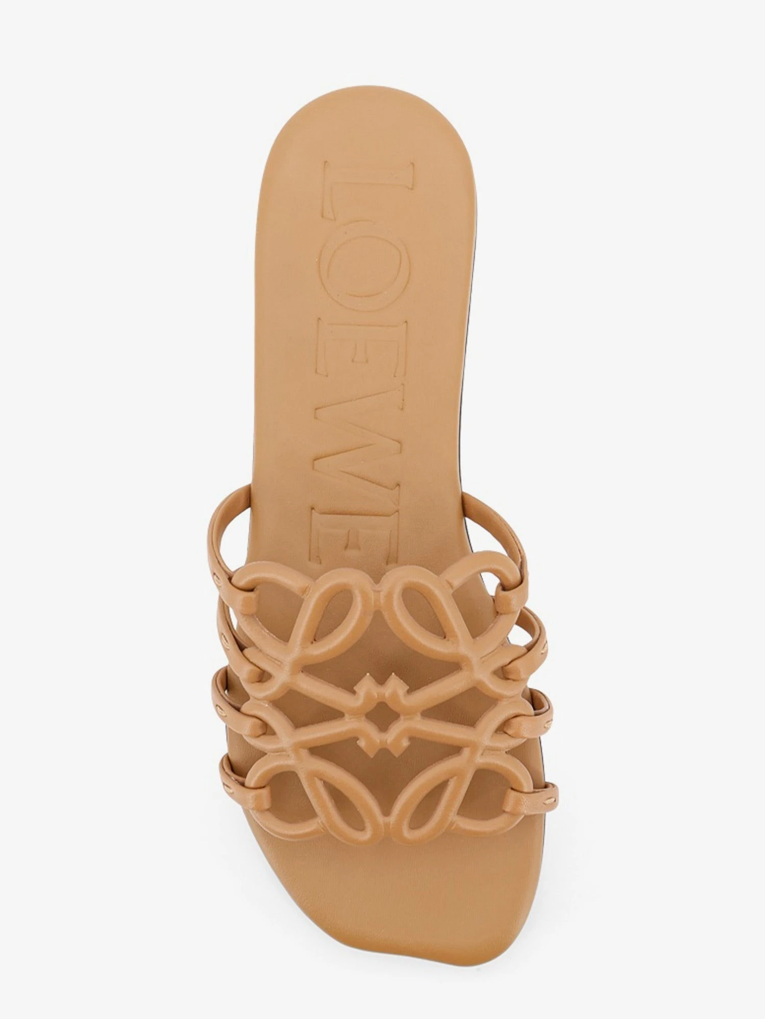 Paula's Ibiza Anagram Petal Leather Sandals.webp