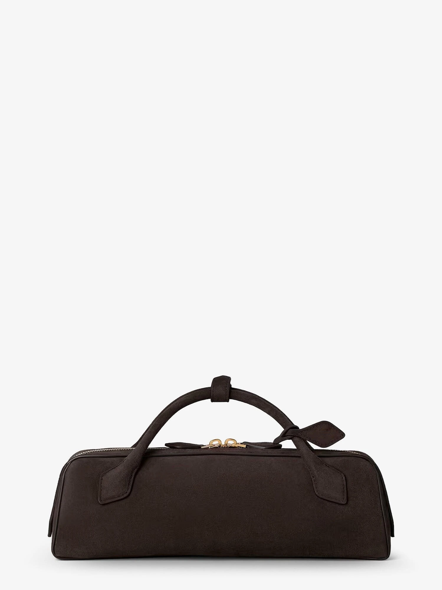 Teckel Clutch suede handbag.webp