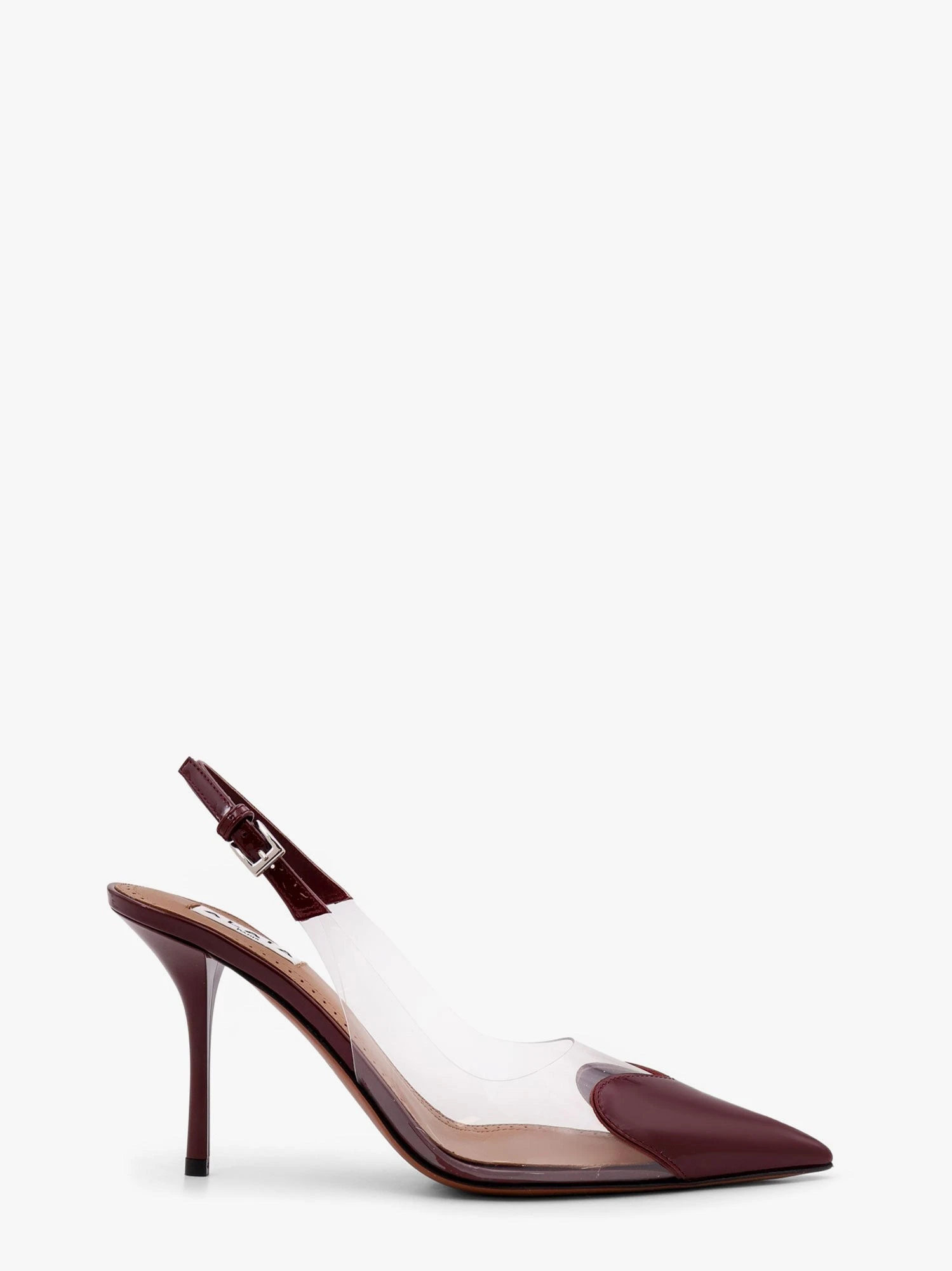 Slingbacks 90 leather and PVC pumps.webp